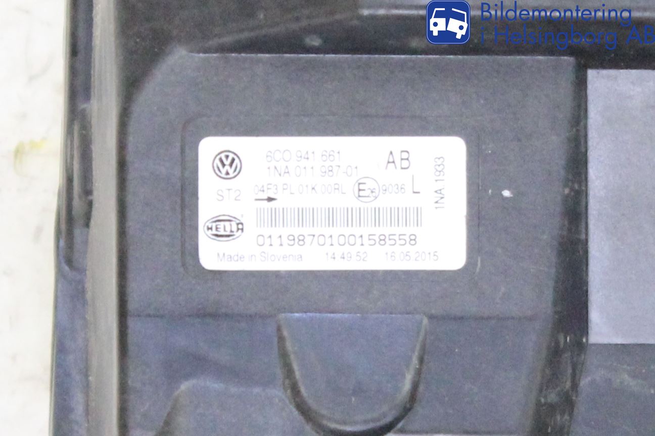 Volkswagen VW POLO 10-17 Frontlykt-Kurve-Tåkelys