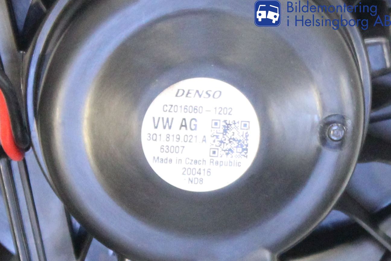 Volkswagen VW PASSAT 15-19 Varmeapparat Viftemotor