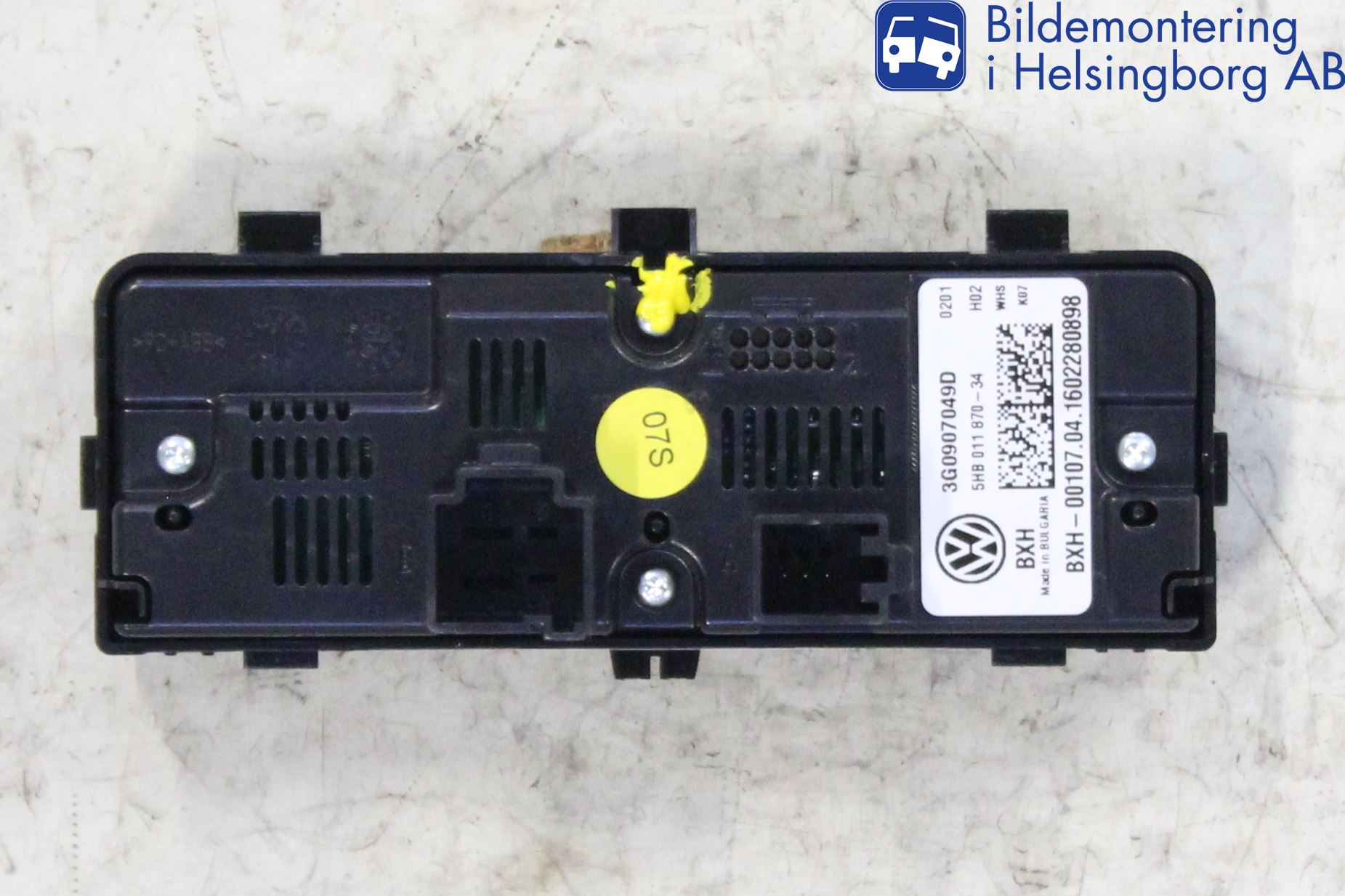 Volkswagen VW PASSAT 15-19 Varme Ac Betjening-Display
