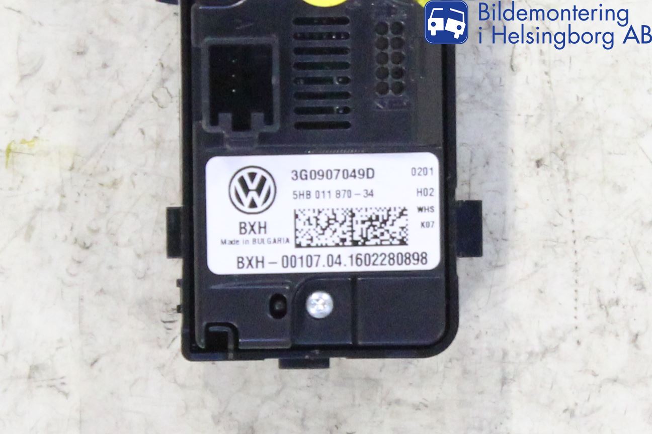 Volkswagen VW PASSAT 15-19 Varme Ac Betjening-Display