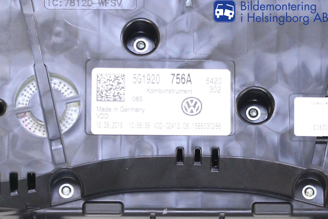 Volkswagen VW GOLF / E-GOLF VII 13-20 Instr Kombinert