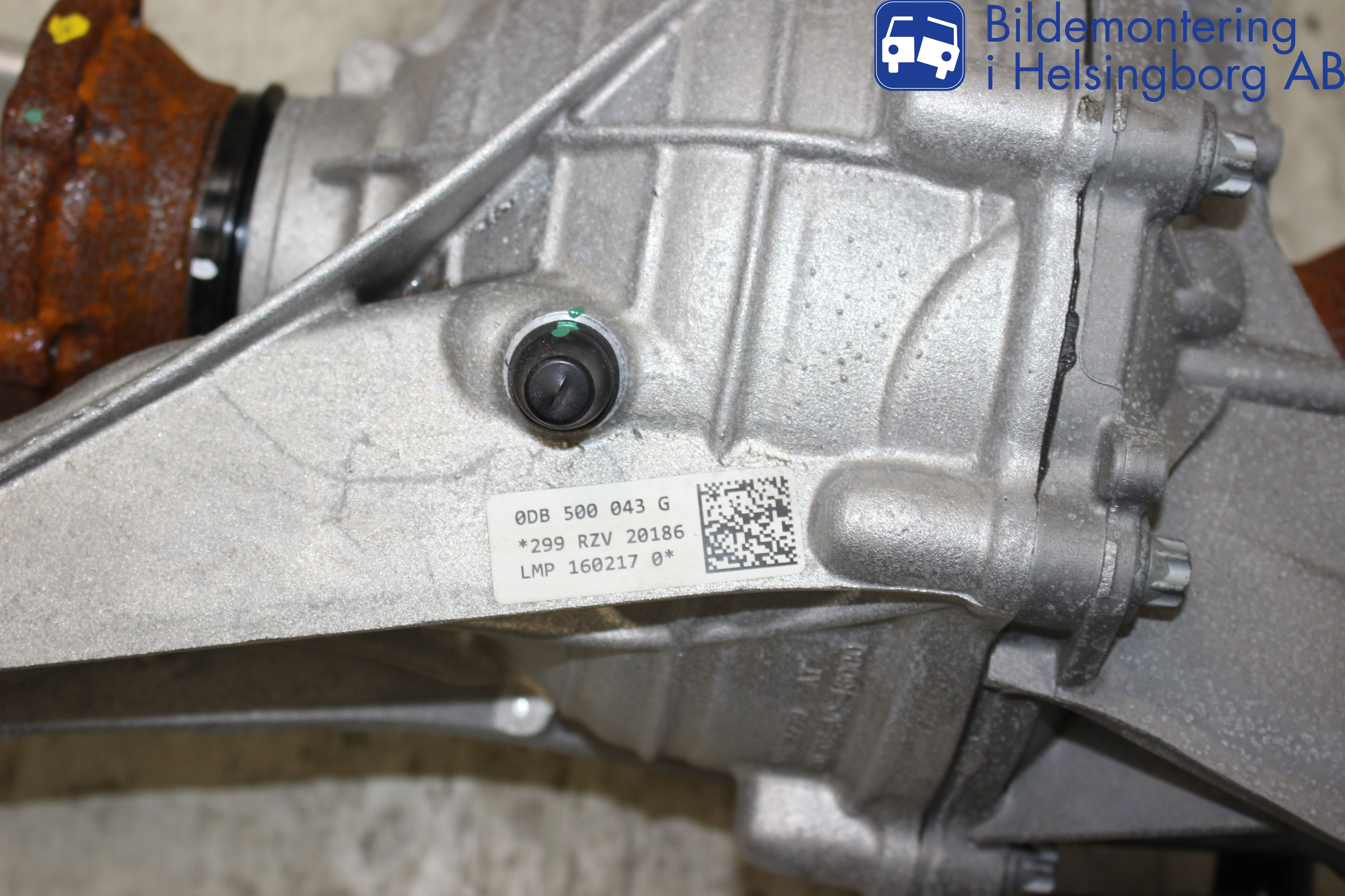 Audi A5 17- Bakaksel Kardang Bak -Diff