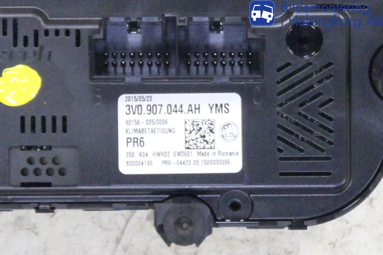 Skoda SUPERB 16-24 Varme Ac Betjening-Display