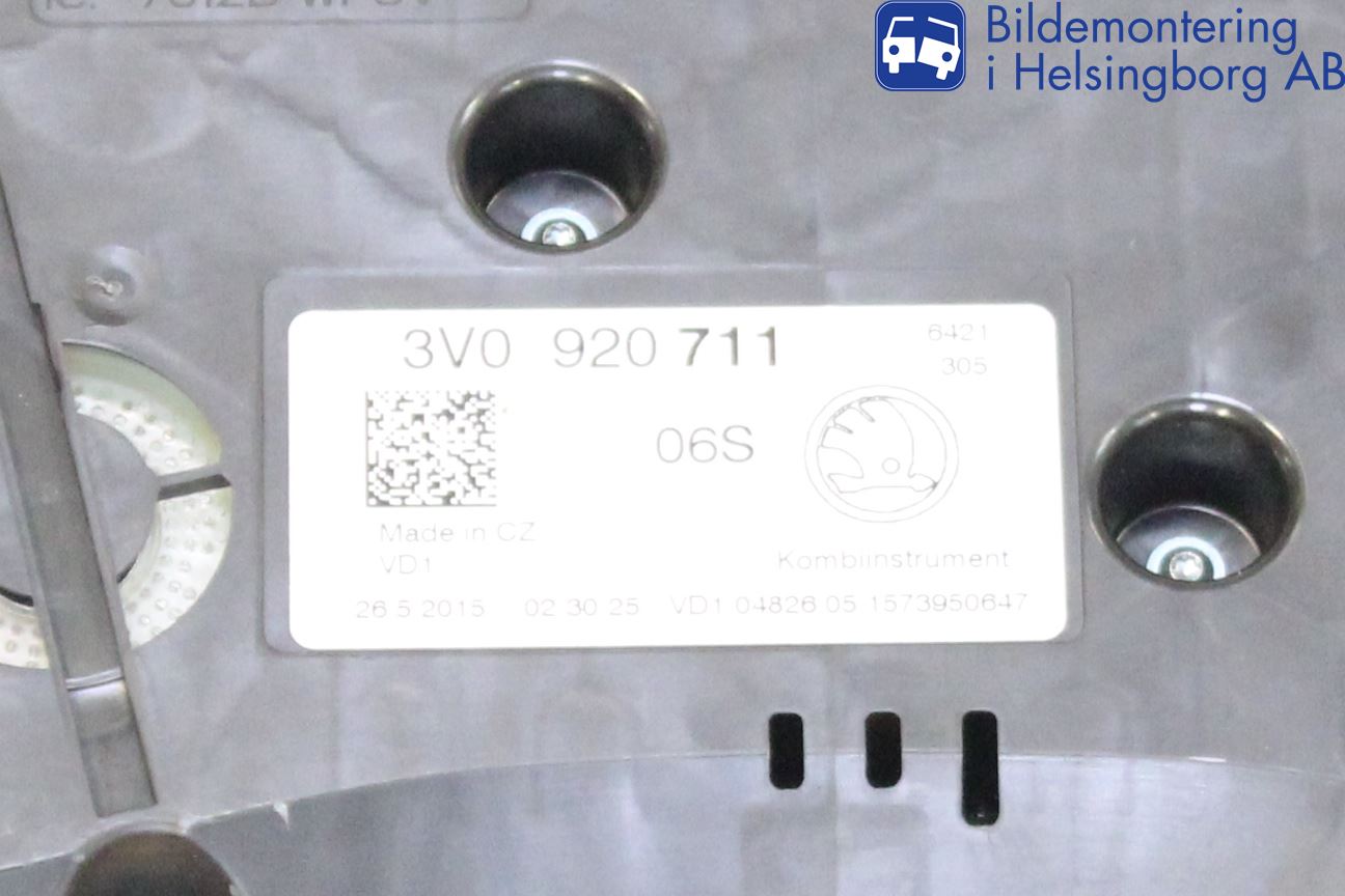 Skoda SUPERB 16-24 Instr Kombinert