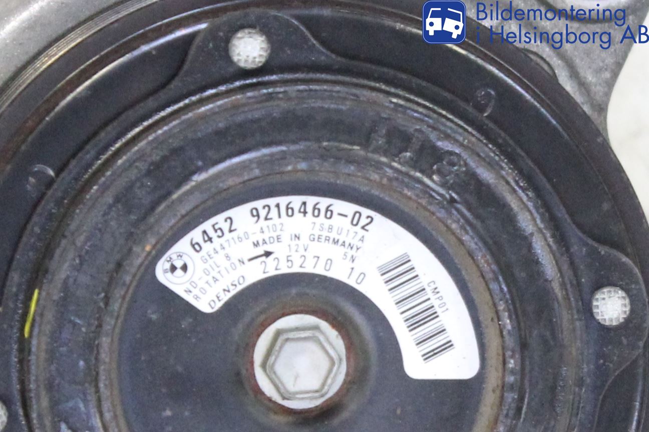 BMW 5 F10/F11/F18 09-17 Varme Ac Kompressor
