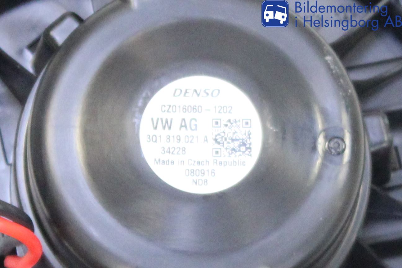 Volkswagen VW PASSAT 15-19 Varmeapparat Viftemotor