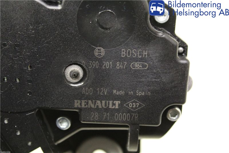 Renault MEGANE III 09-15 Viskermotor Bakluke
