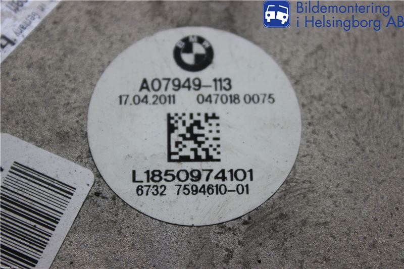BMW 5 F10/F11/F18 09-17 Kjølevifte Elektrisk