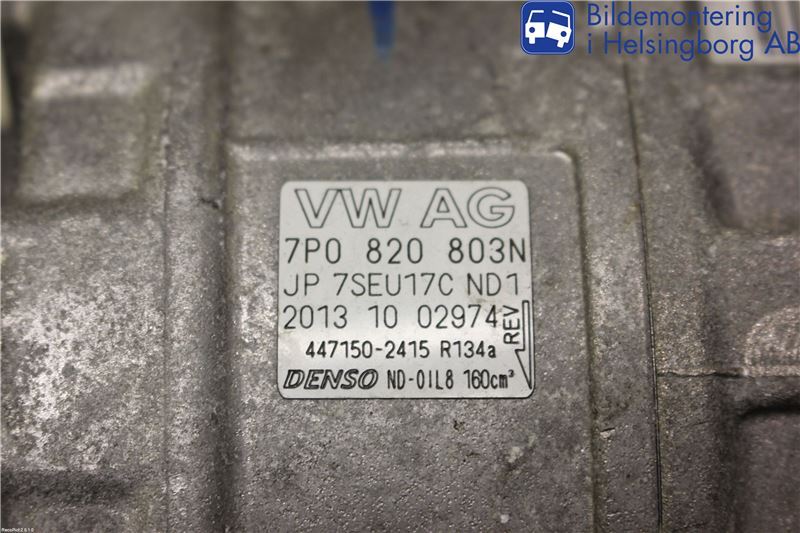 Volkswagen VW TOUAREG 7L 03-10 Varme Ac Kompressor