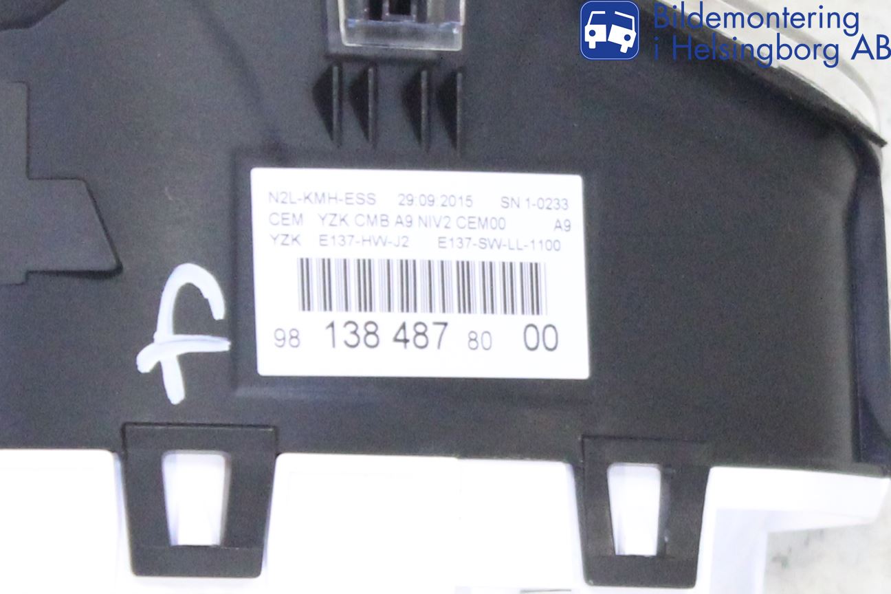 Peugeot 2008 13-20 Instr Kombinert