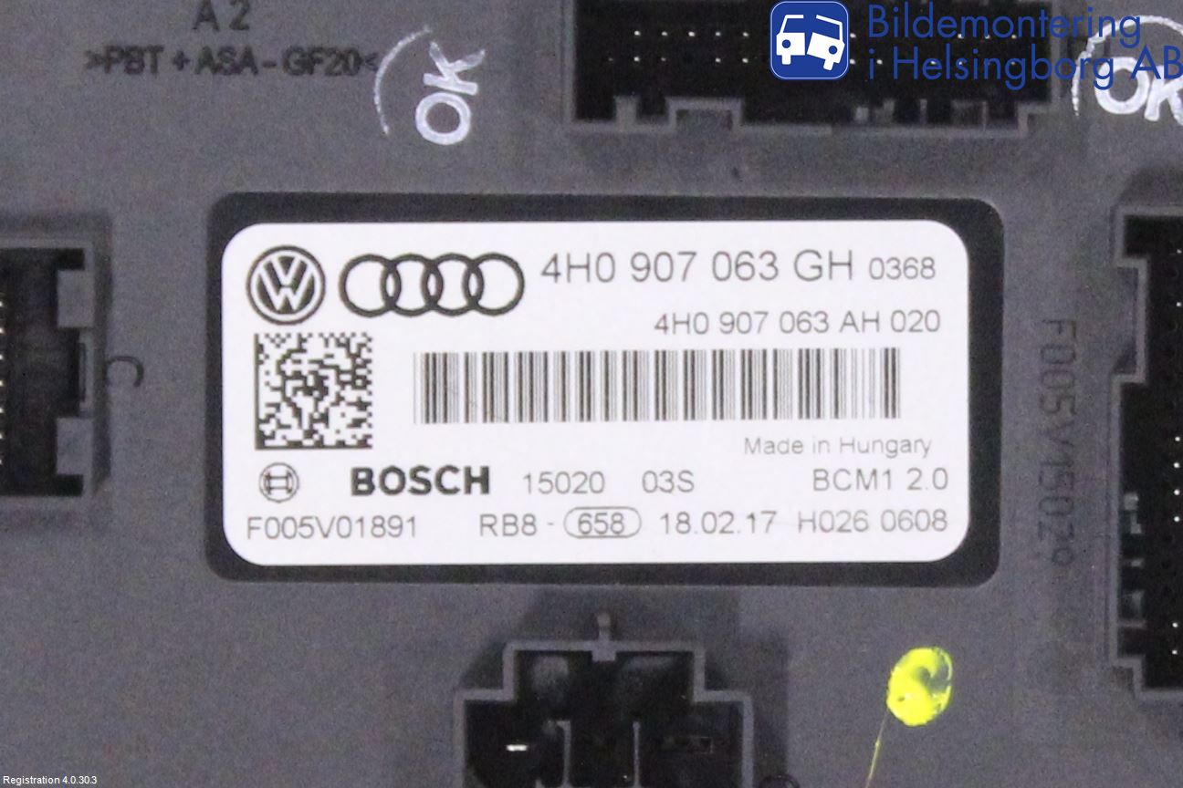 Audi A6 ALLROAD 12-18 Styreenhet Øvrig