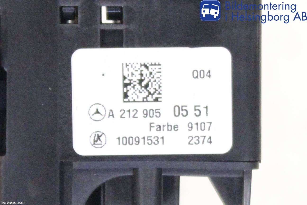 Mercedes-Benz MB GLK-KLASS (X204) 08-16 Bryter Hovedlys