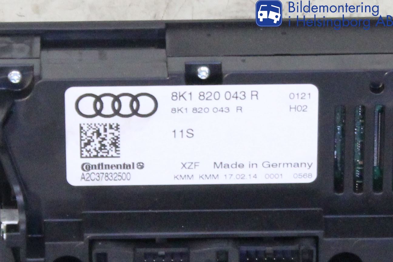 Audi A5 07-16 Varme Ac Betjening-Display