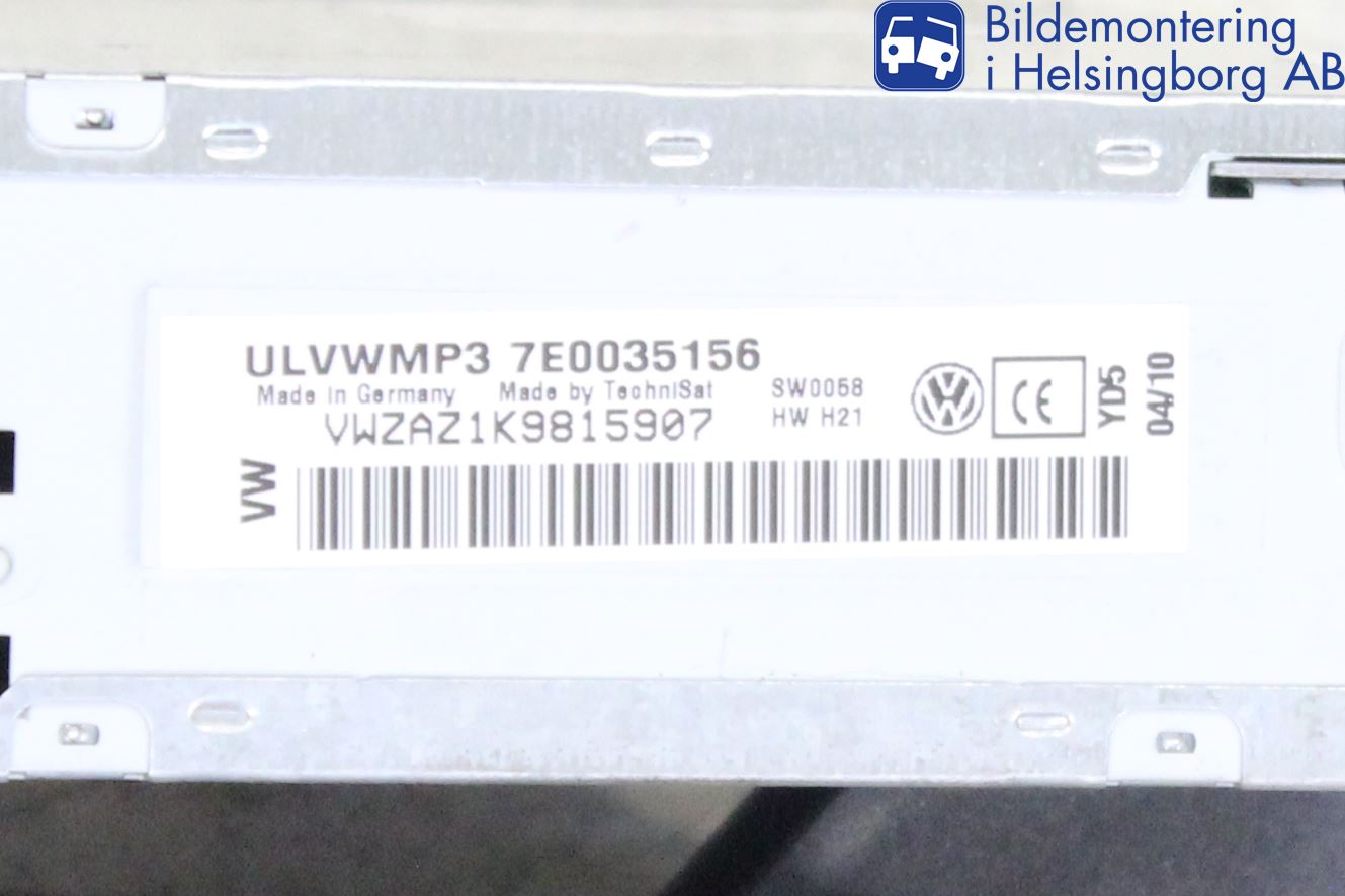 Volkswagen VW TRANSP/CARAVELLE (T5) 04-15 Stereo Radio Med Cd