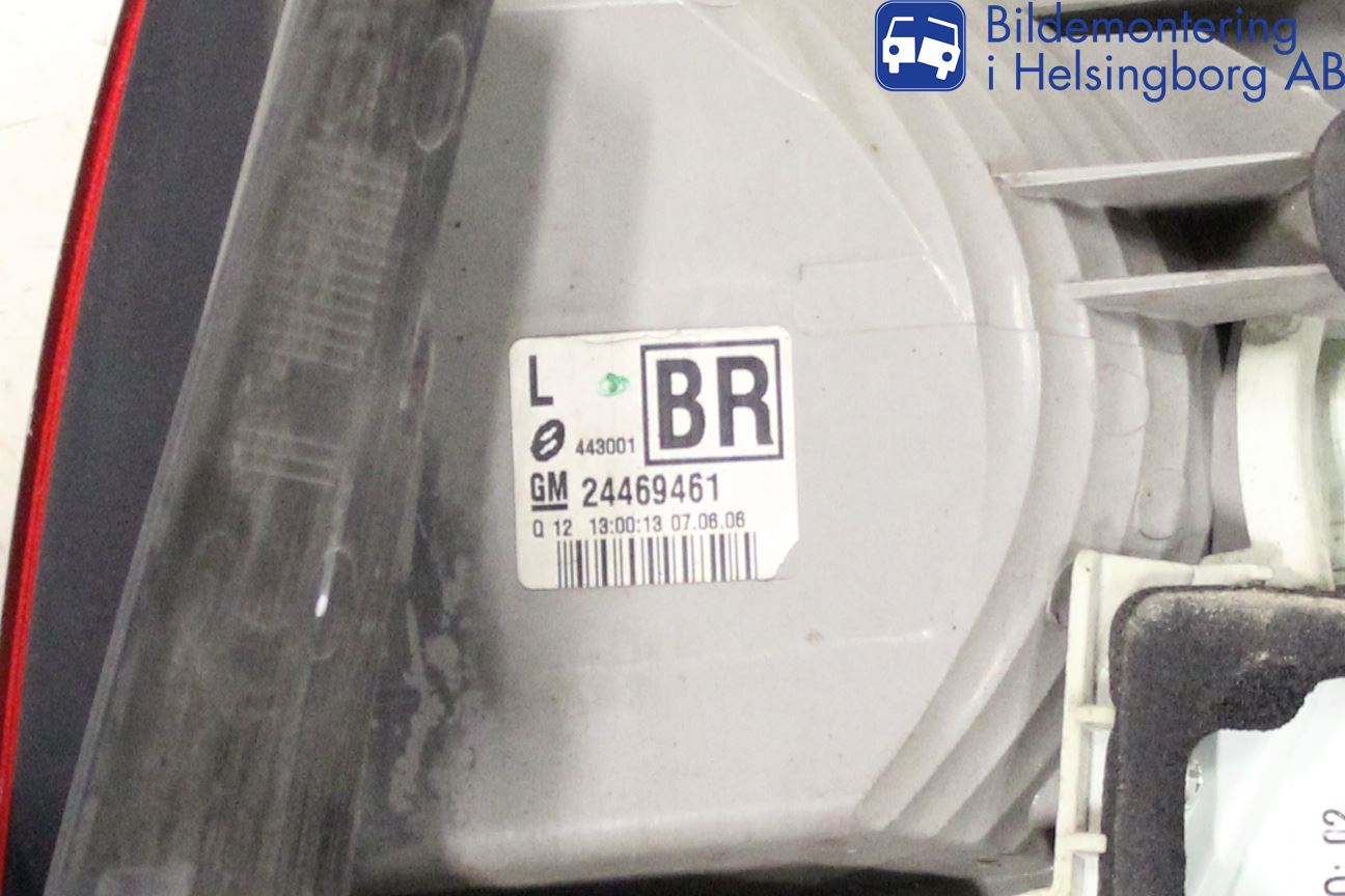 Opel VECTRA C 06-08 Baklykt Venstre