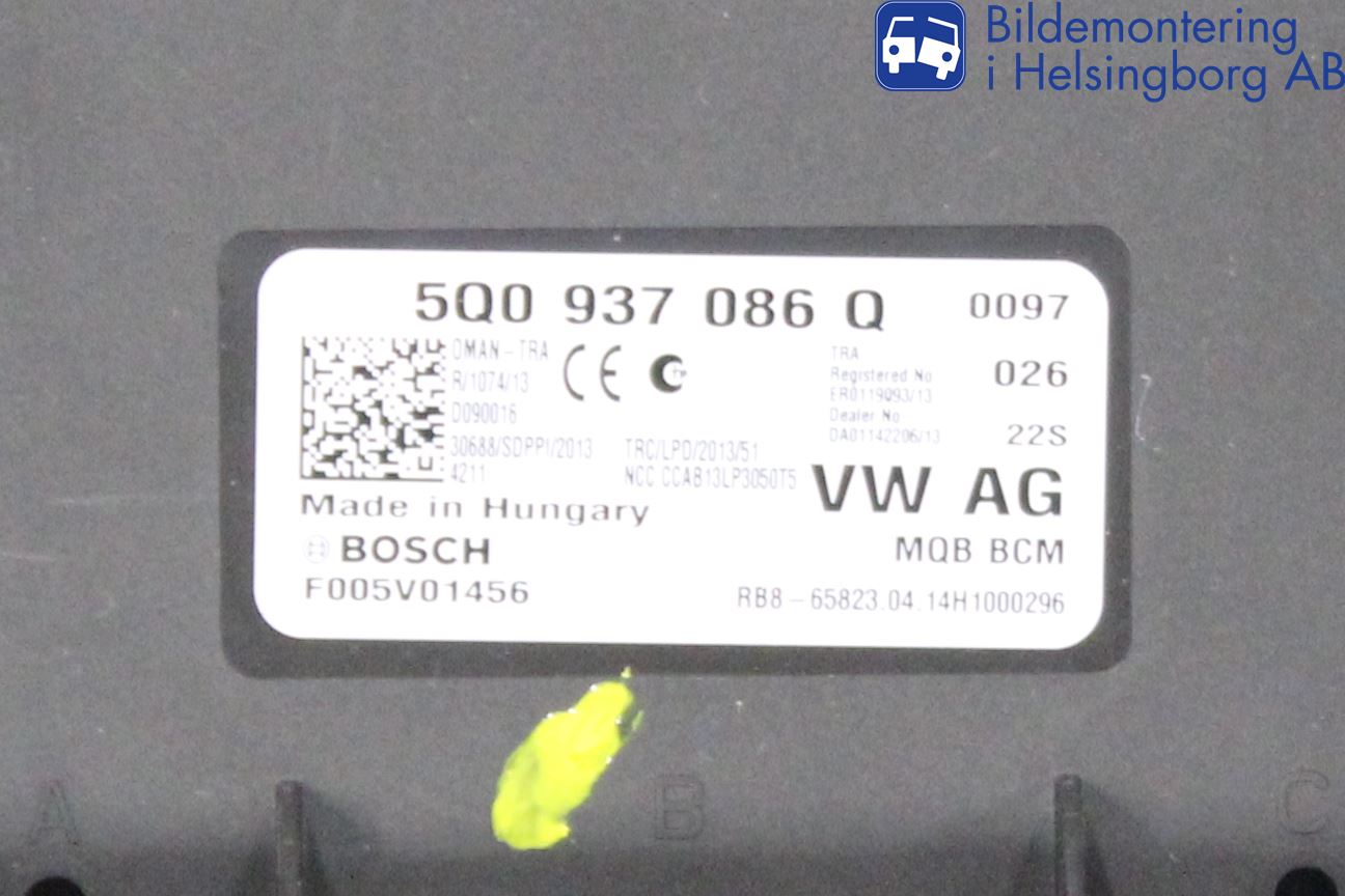 Volkswagen VW GOLF / E-GOLF VII 13-20 Styreenhet Klima