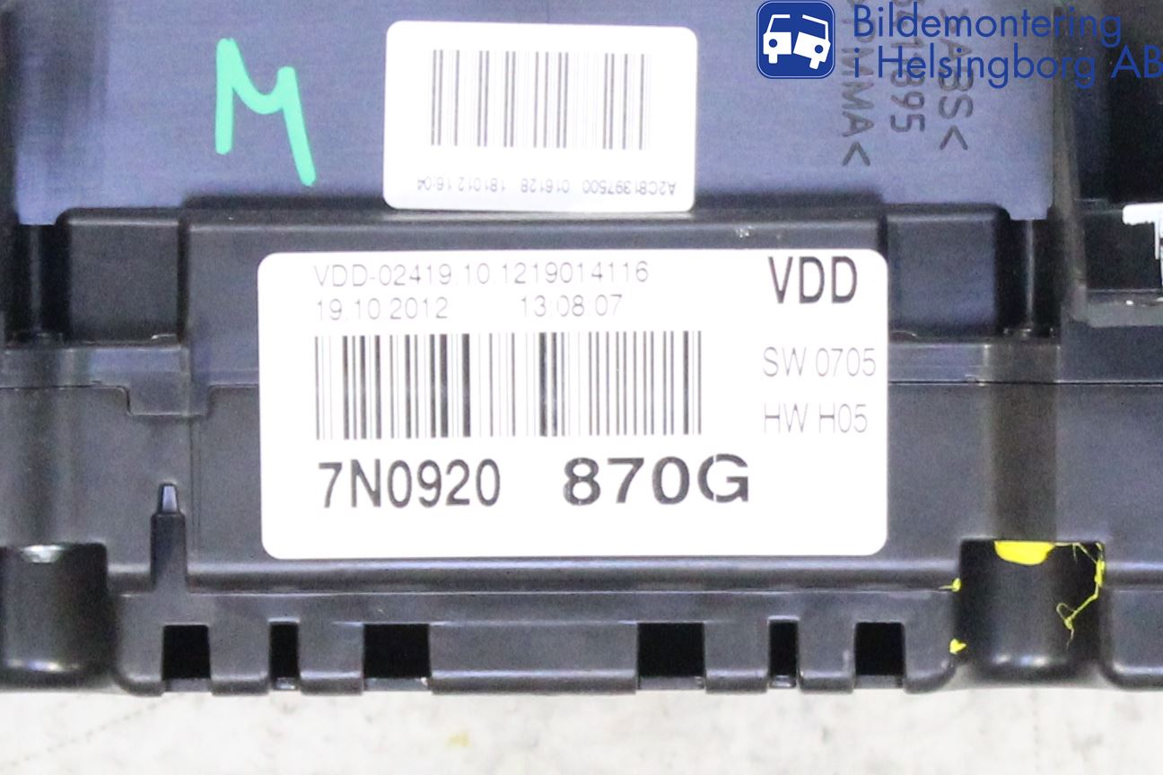 Volkswagen VW SHARAN 11- Instr Kombinert