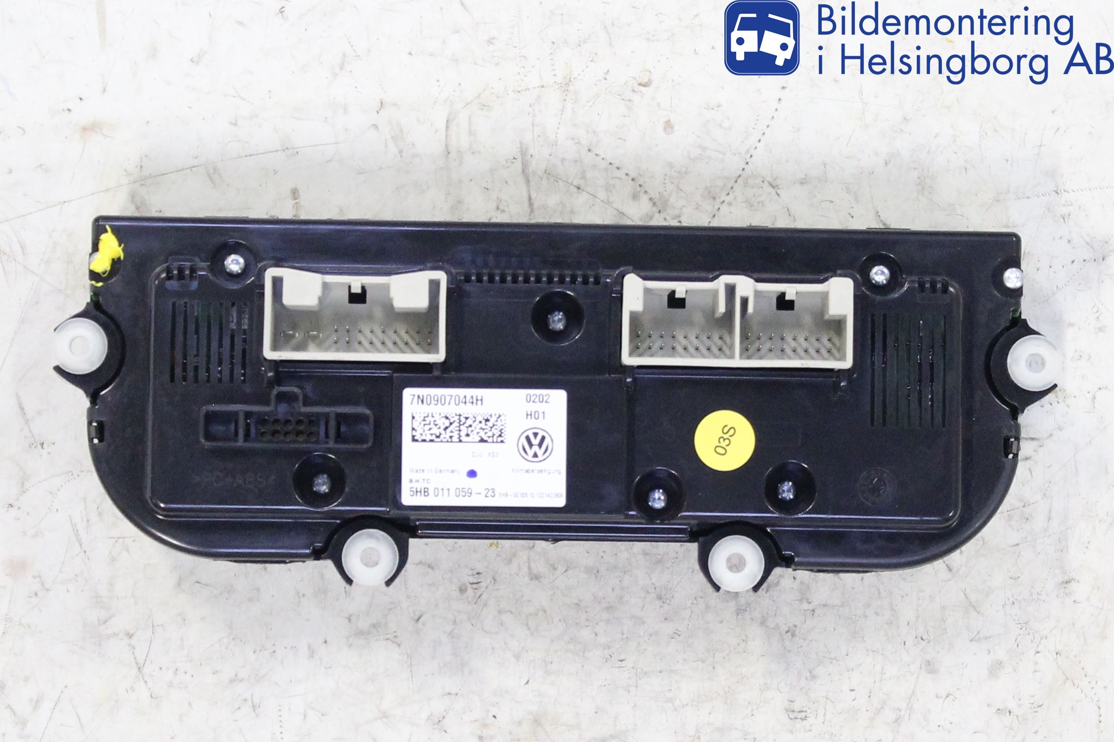 Volkswagen VW SHARAN 11- Varme Ac Betjening-Display