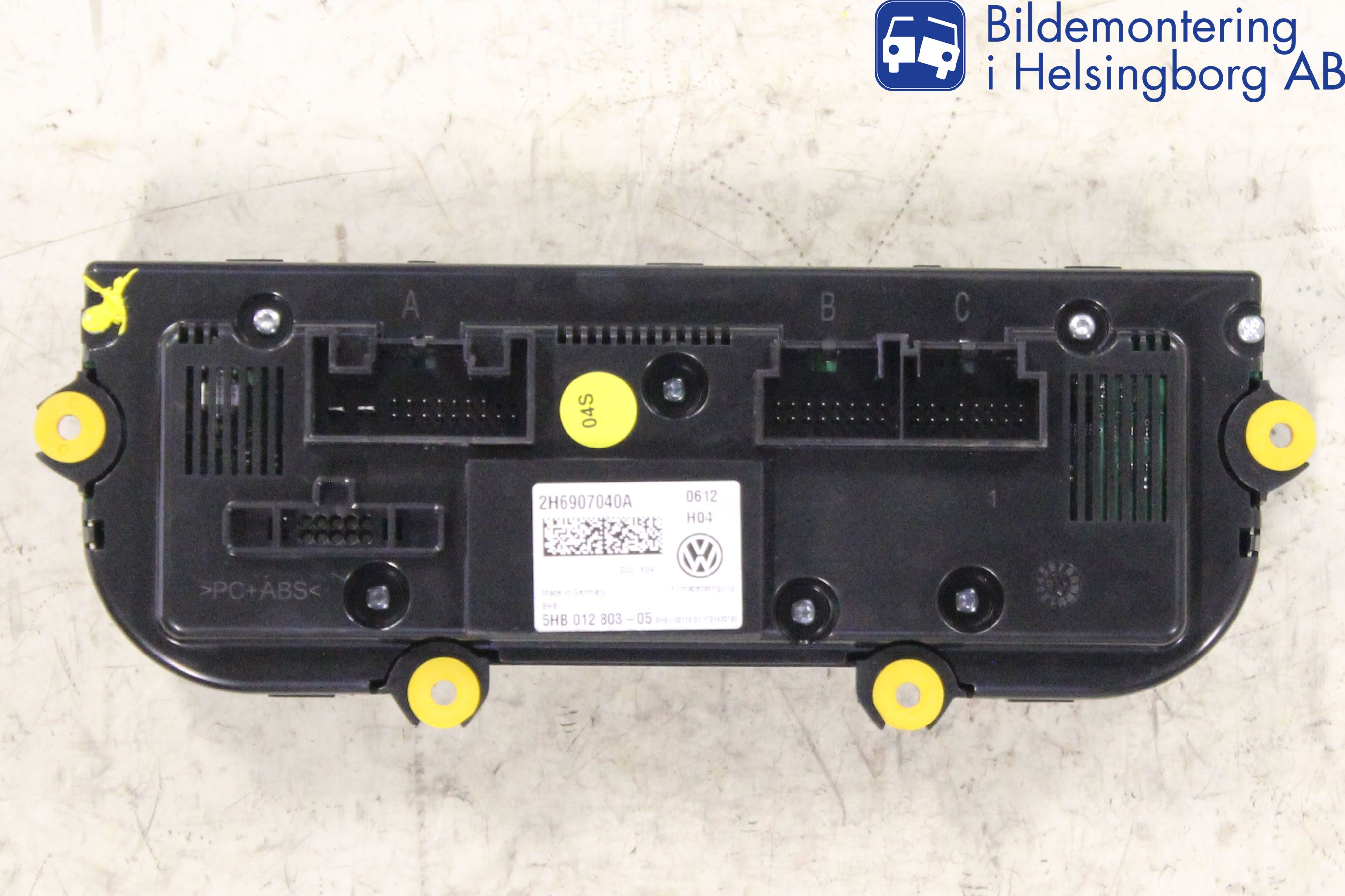 Volkswagen VW AMAROK 2H 10-22 Varme Ac Betjening-Display