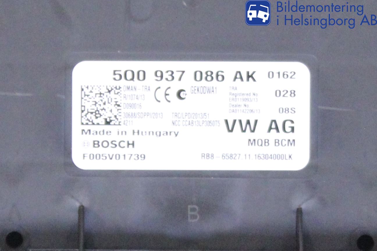 Volkswagen VW GOLF / E-GOLF VII 13-20 Styreenhet Klima
