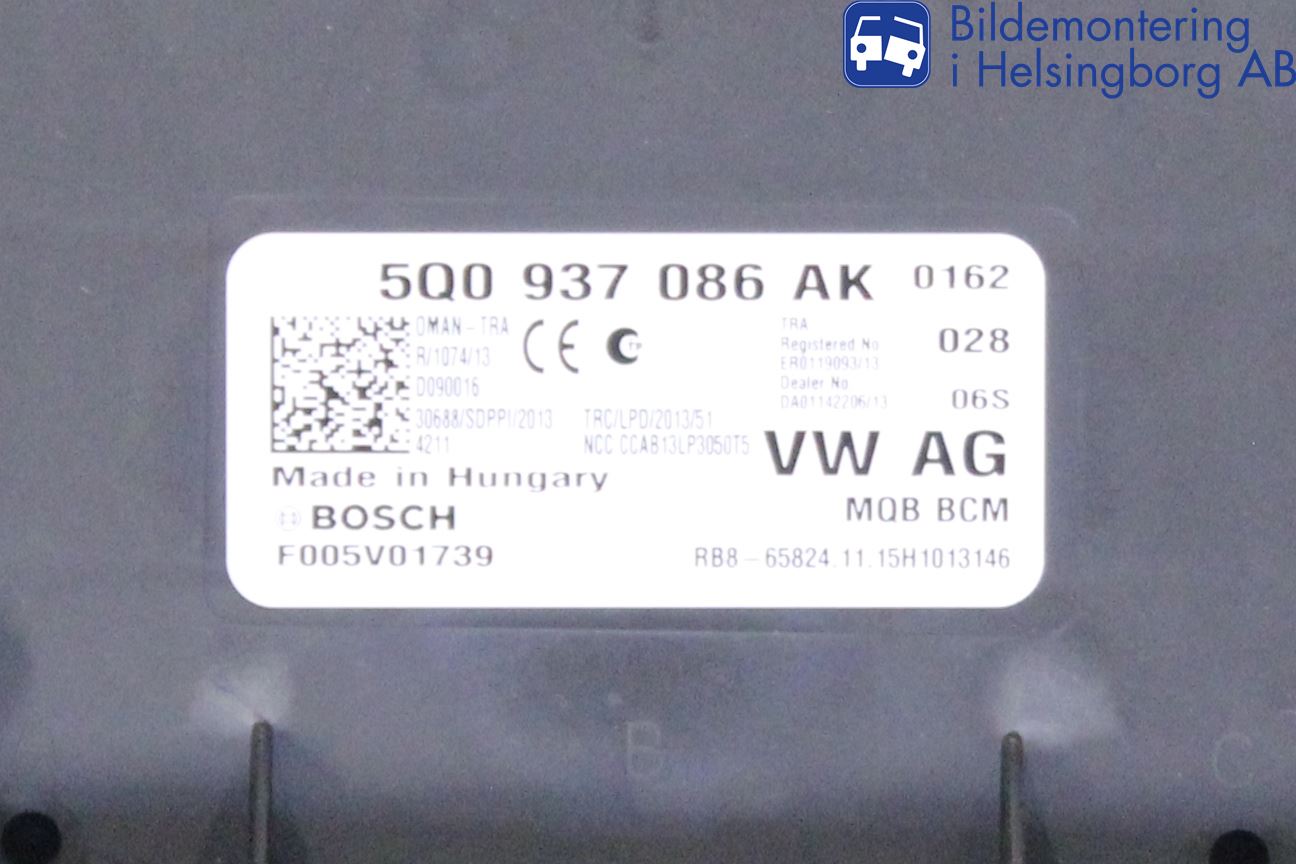 Volkswagen VW GOLF / E-GOLF VII 13-20 Styreenhet Klima