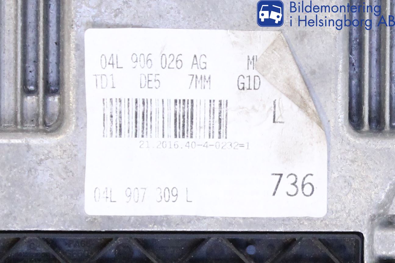 Audi A4/S4 B9 16-19 Styreenhet Dieselpumpe