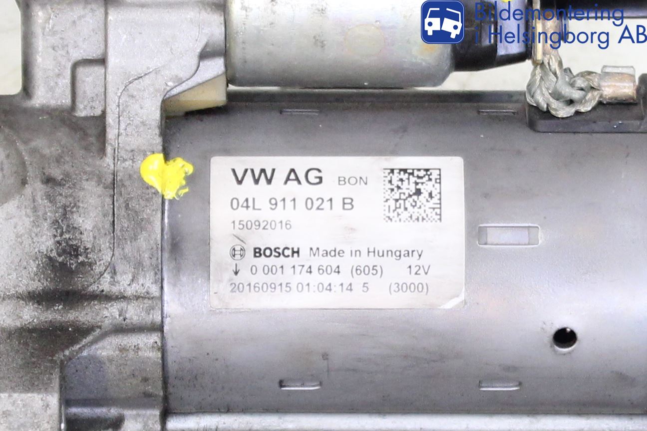 Audi A4/S4 B9 16-19 Startmotor Diesel