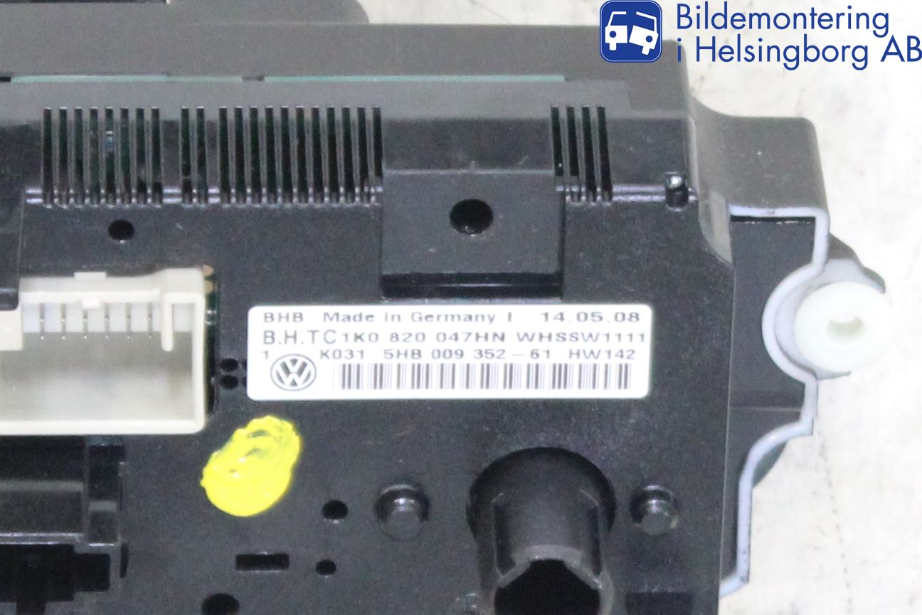 Volkswagen VW GOLF V 04-09 Varmeapparat Panel(Regulering)