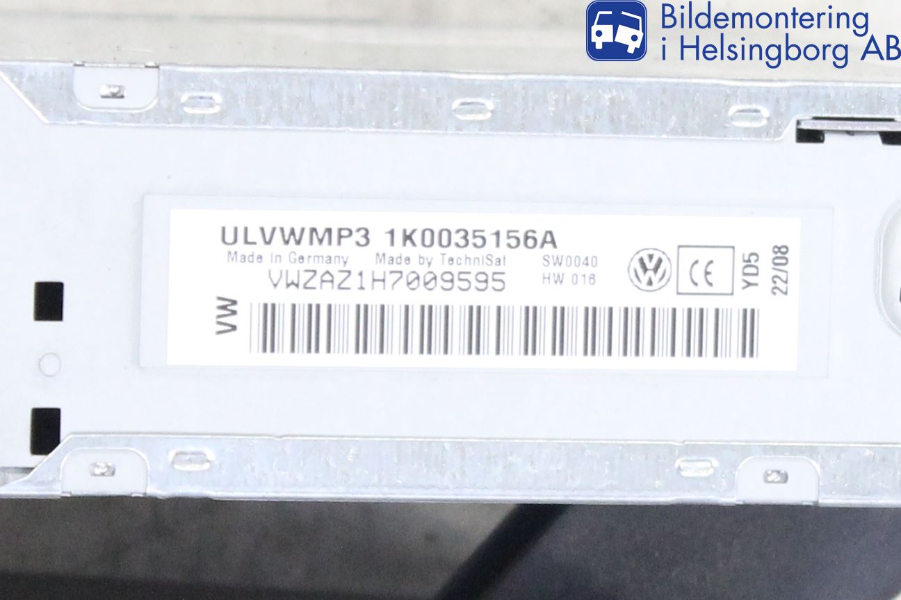 Volkswagen VW GOLF V 04-09 Stereo Radio Med Cd