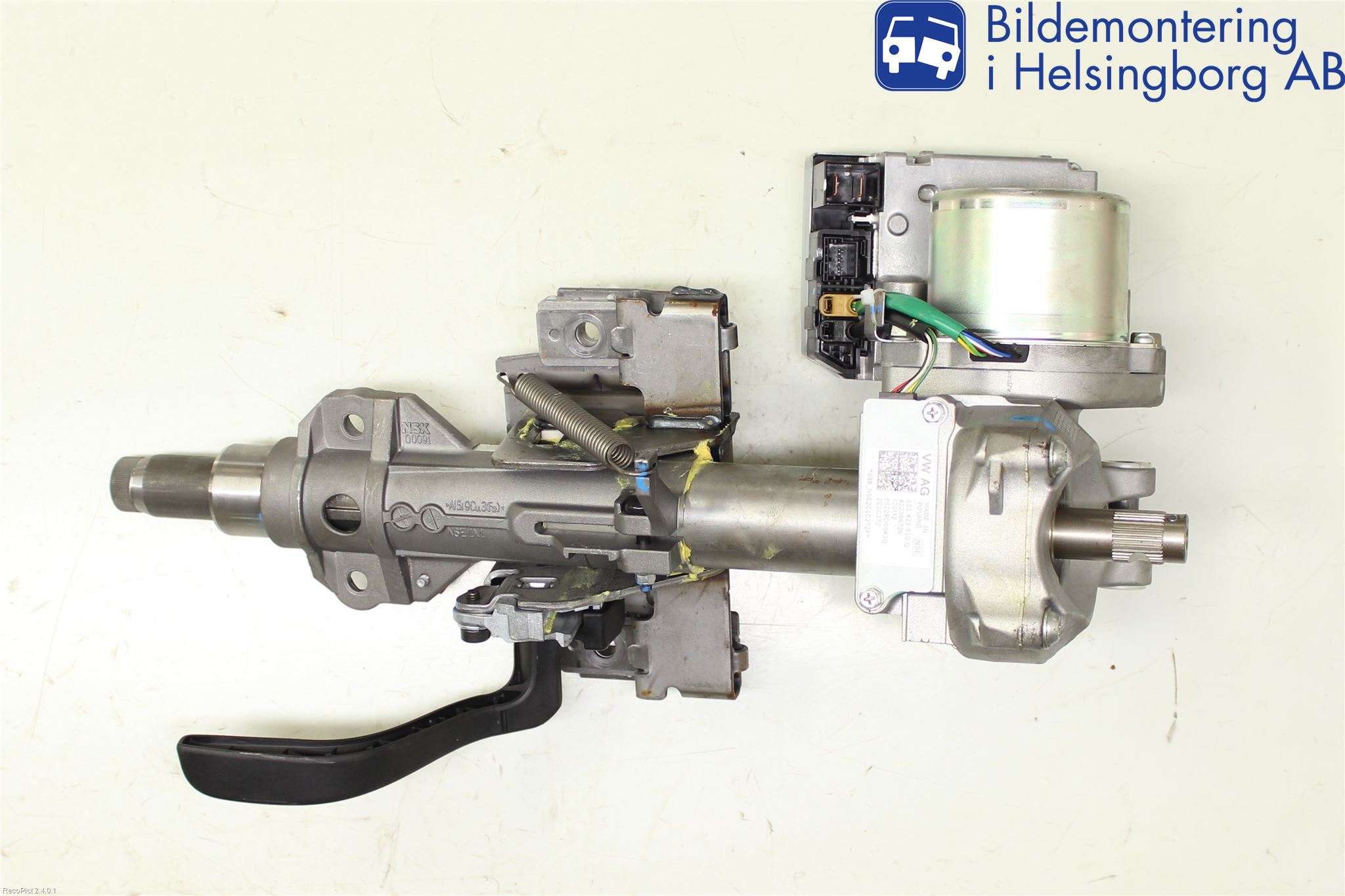 Volkswagen VW UP! / E-UP! Rattakselaggregat Innebygd Servo