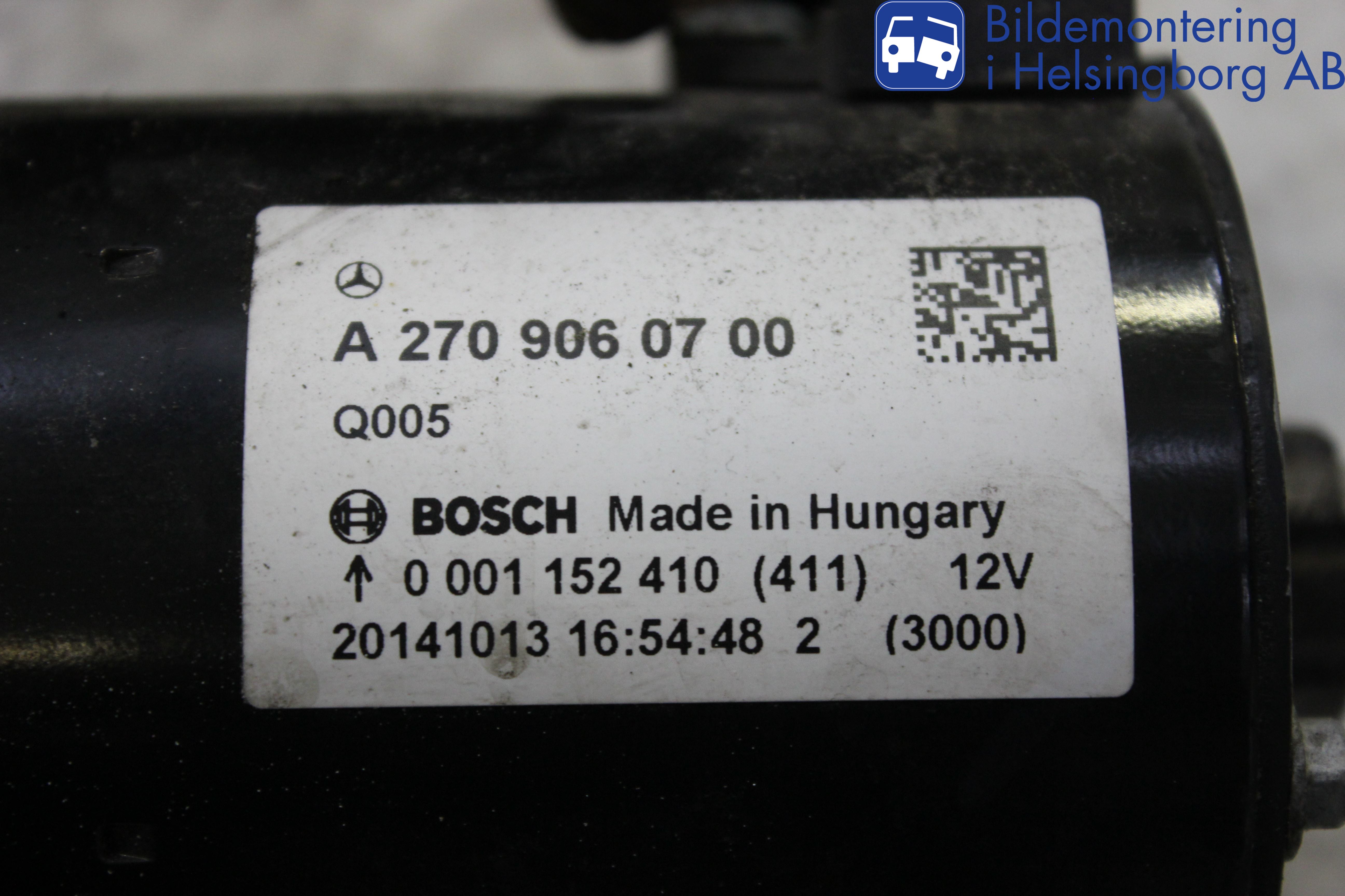 Mercedes-Benz MB CLA-KLASS (C117/X117) 13-19 Startmotor
