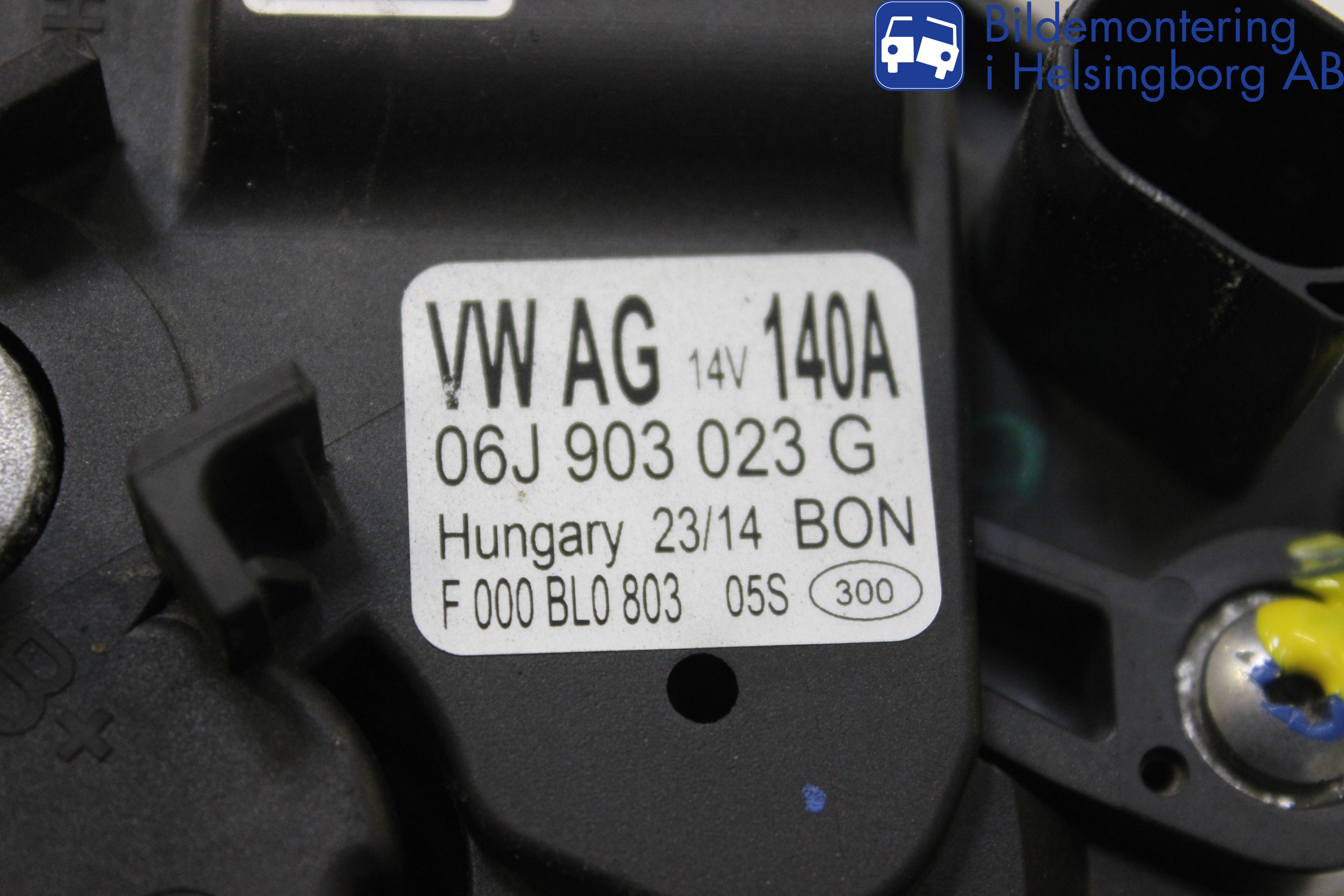 Volkswagen VW SCIROCCO 09-17 Dynamo