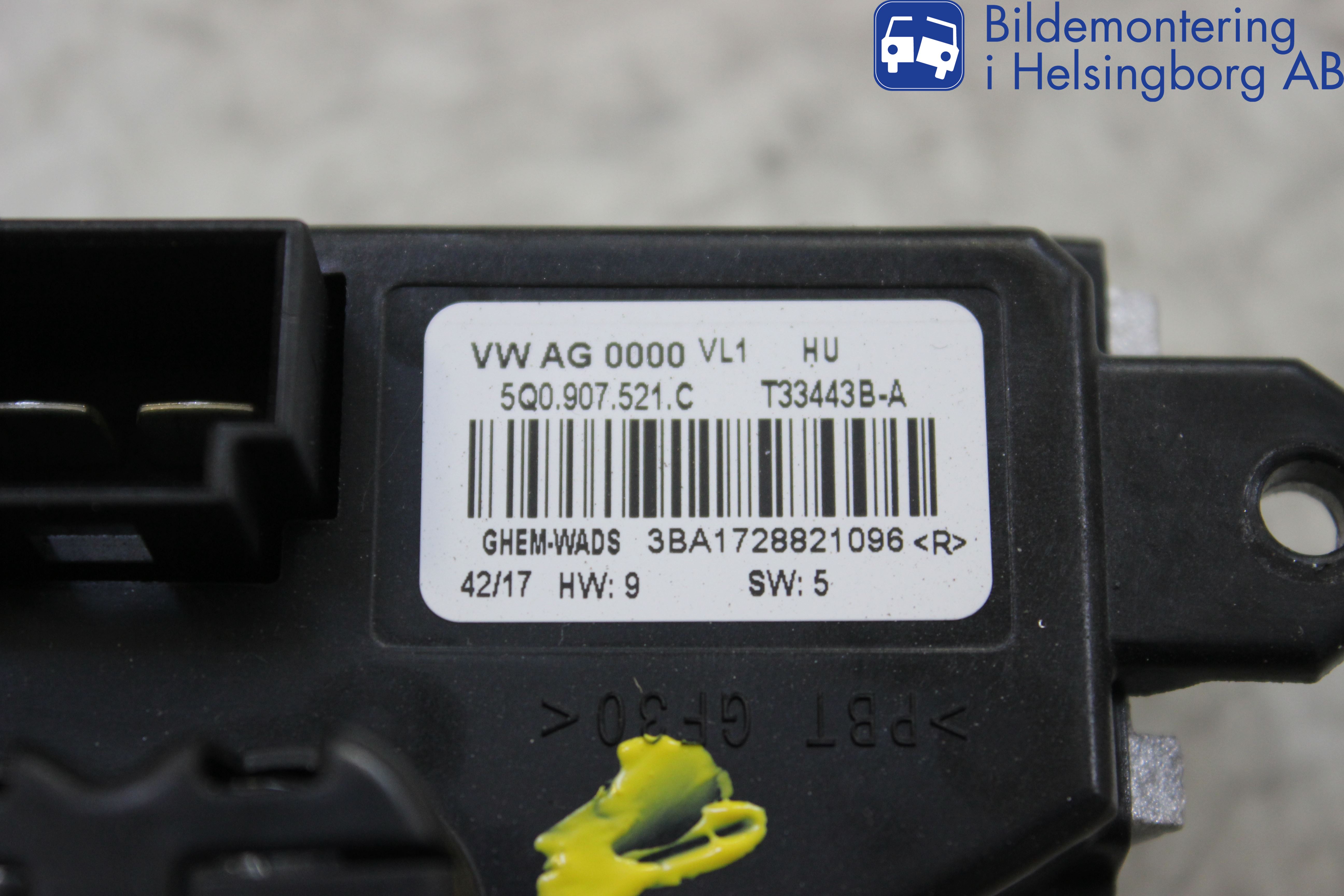 Volkswagen VW TOURAN 16- Varmeapparat Viftemotstand
