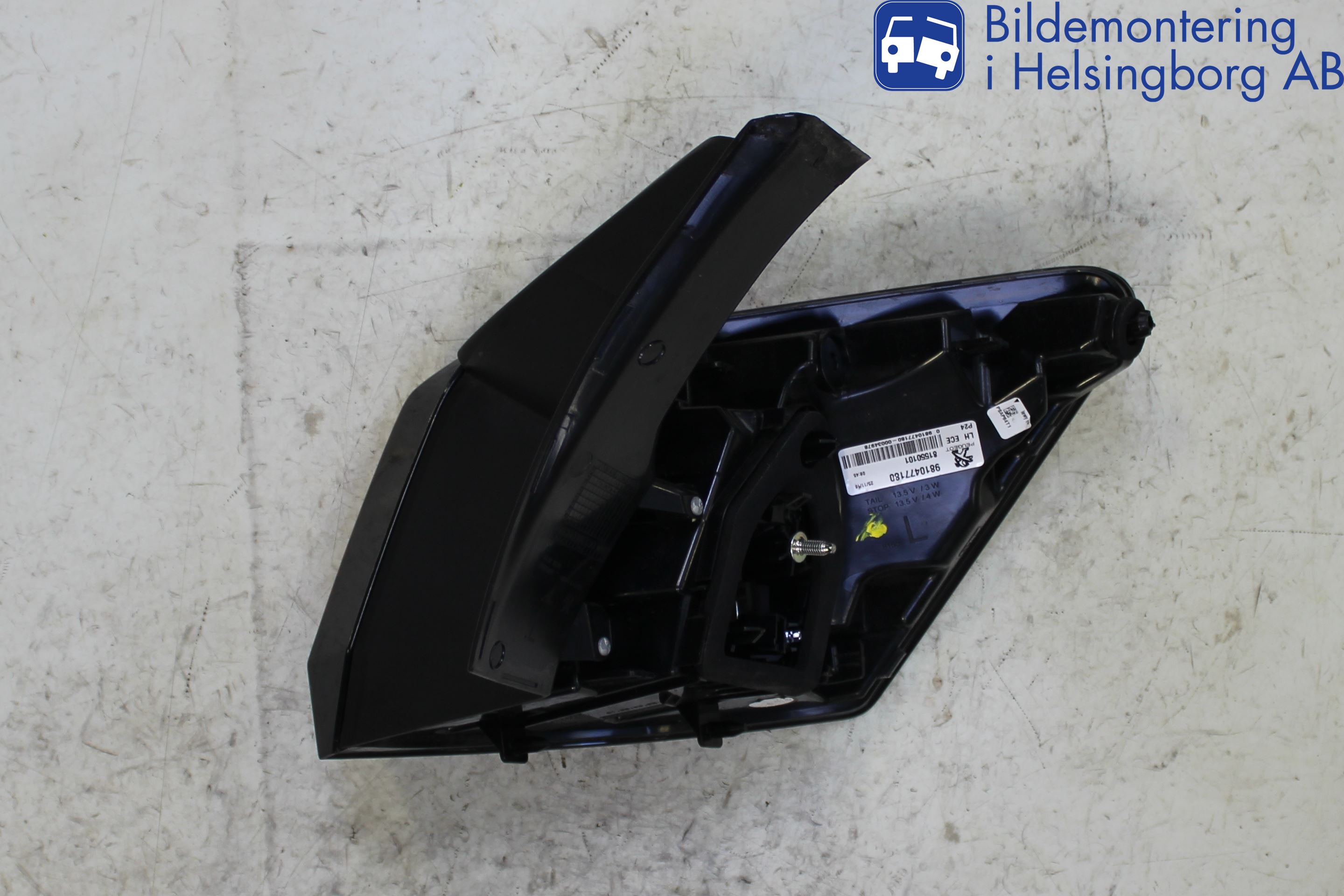 Peugeot 3008 17-24 Baklykt Venstre