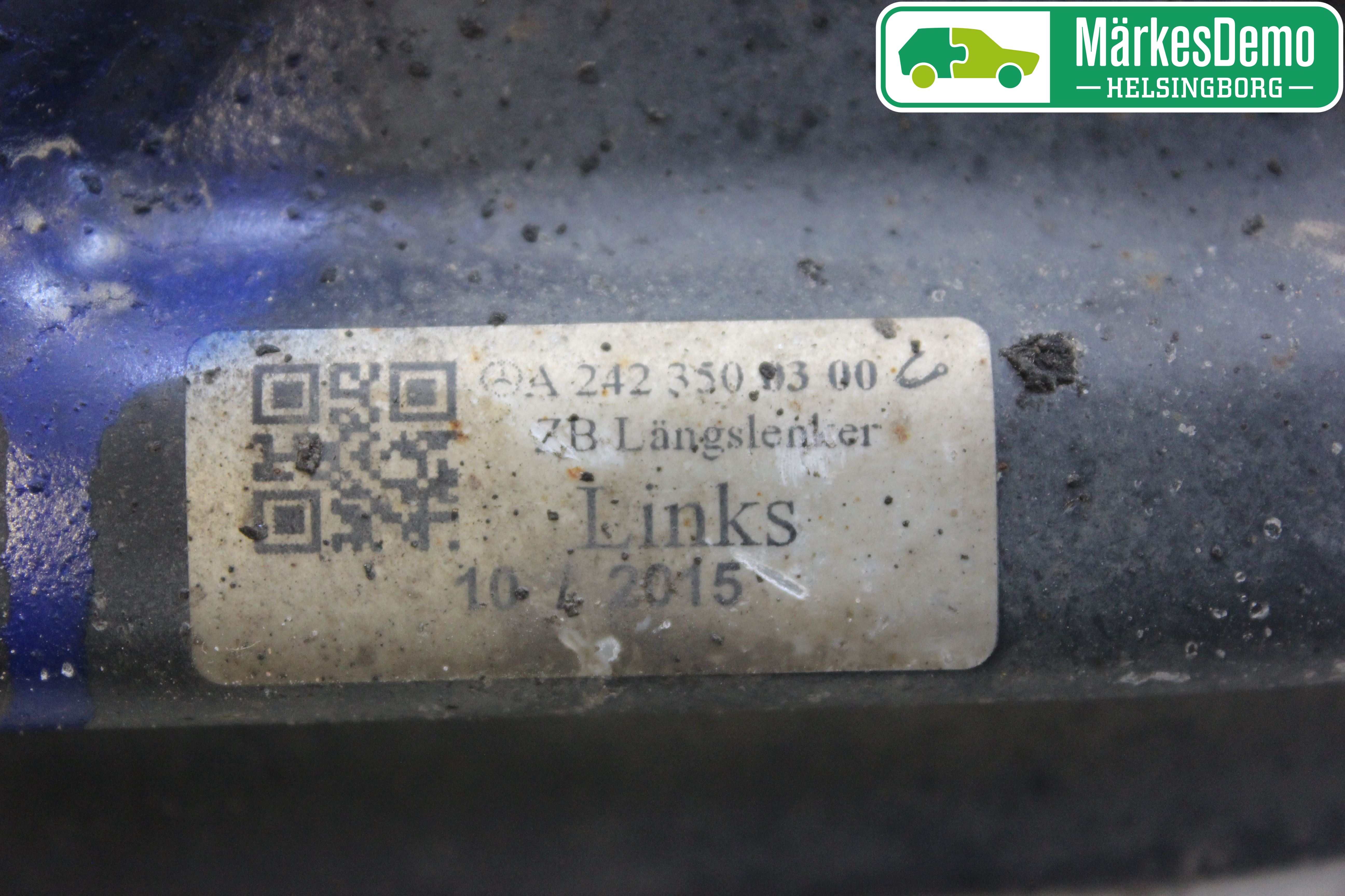 Mercedes-Benz MB B-KLASS (W246/W242) 12-19 Bærearm Bak Venstre