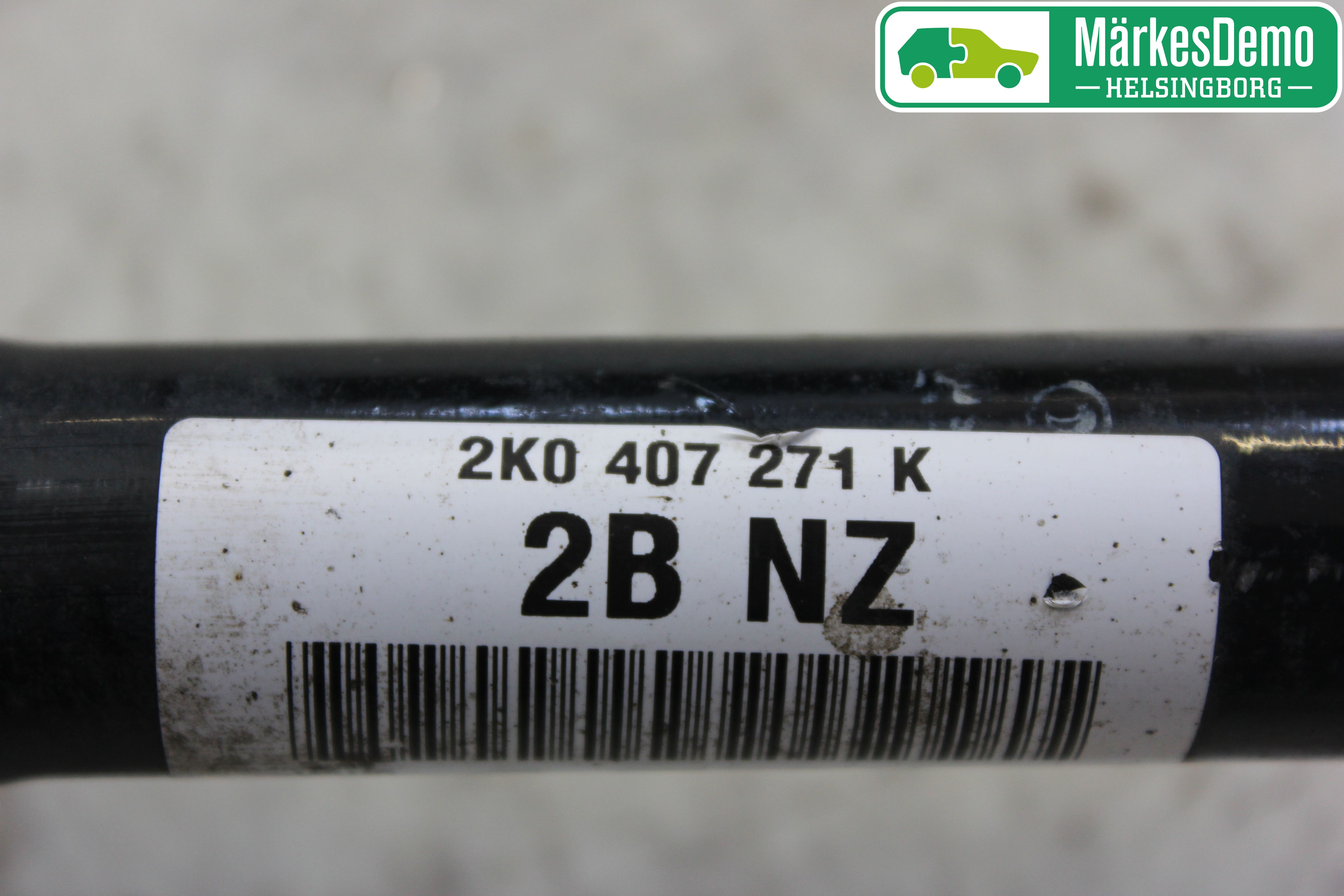 Volkswagen VW CADDY 16-20 Drivaksel Foran Kompl Venstre
