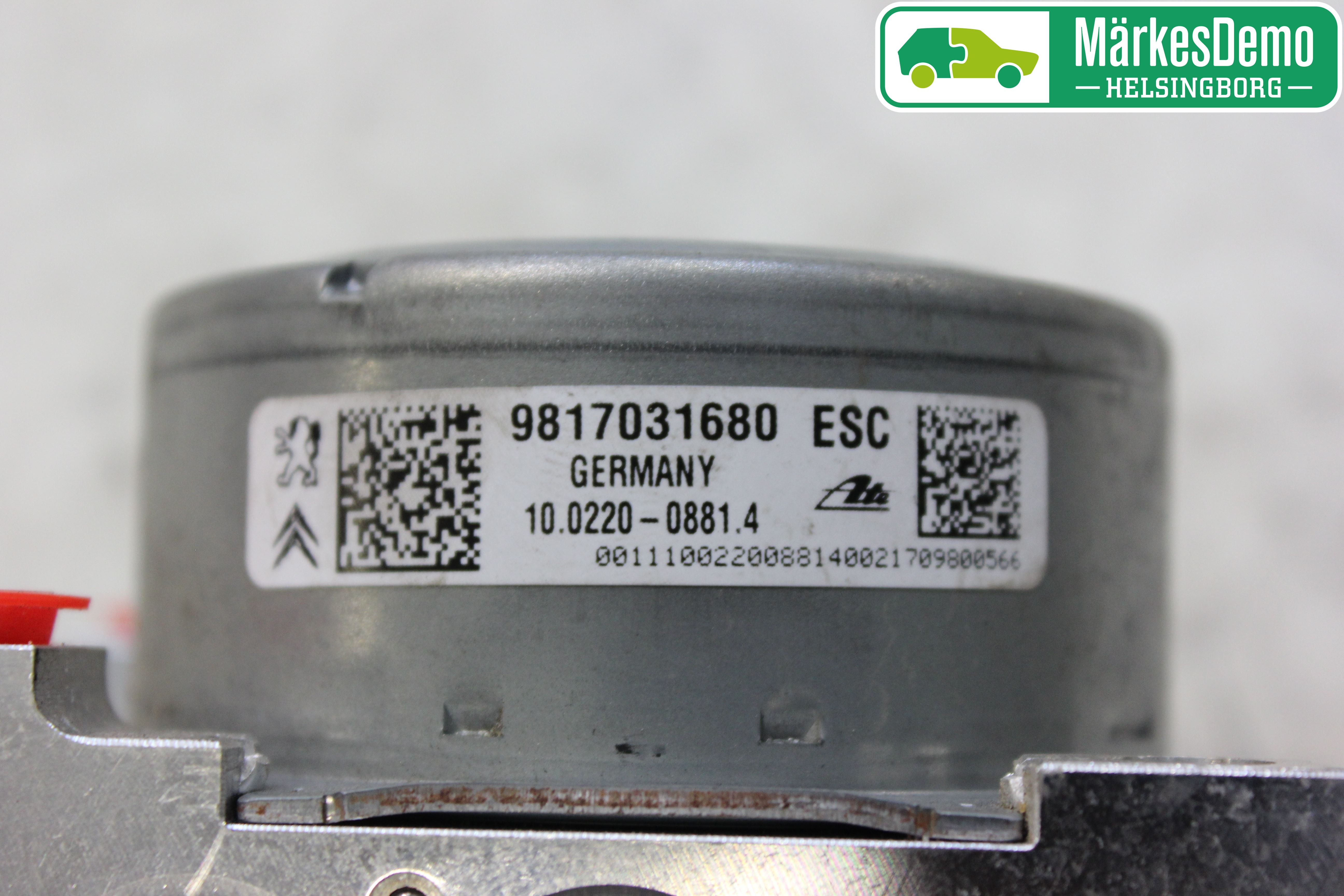 Peugeot PEUGOT 208 16-19 Abs Hydraulikkaggregat