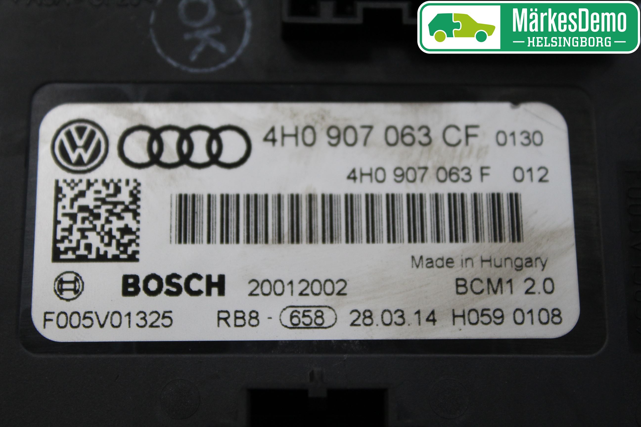 Audi A6/S6 4G 11-18 Styreenhet Øvrig