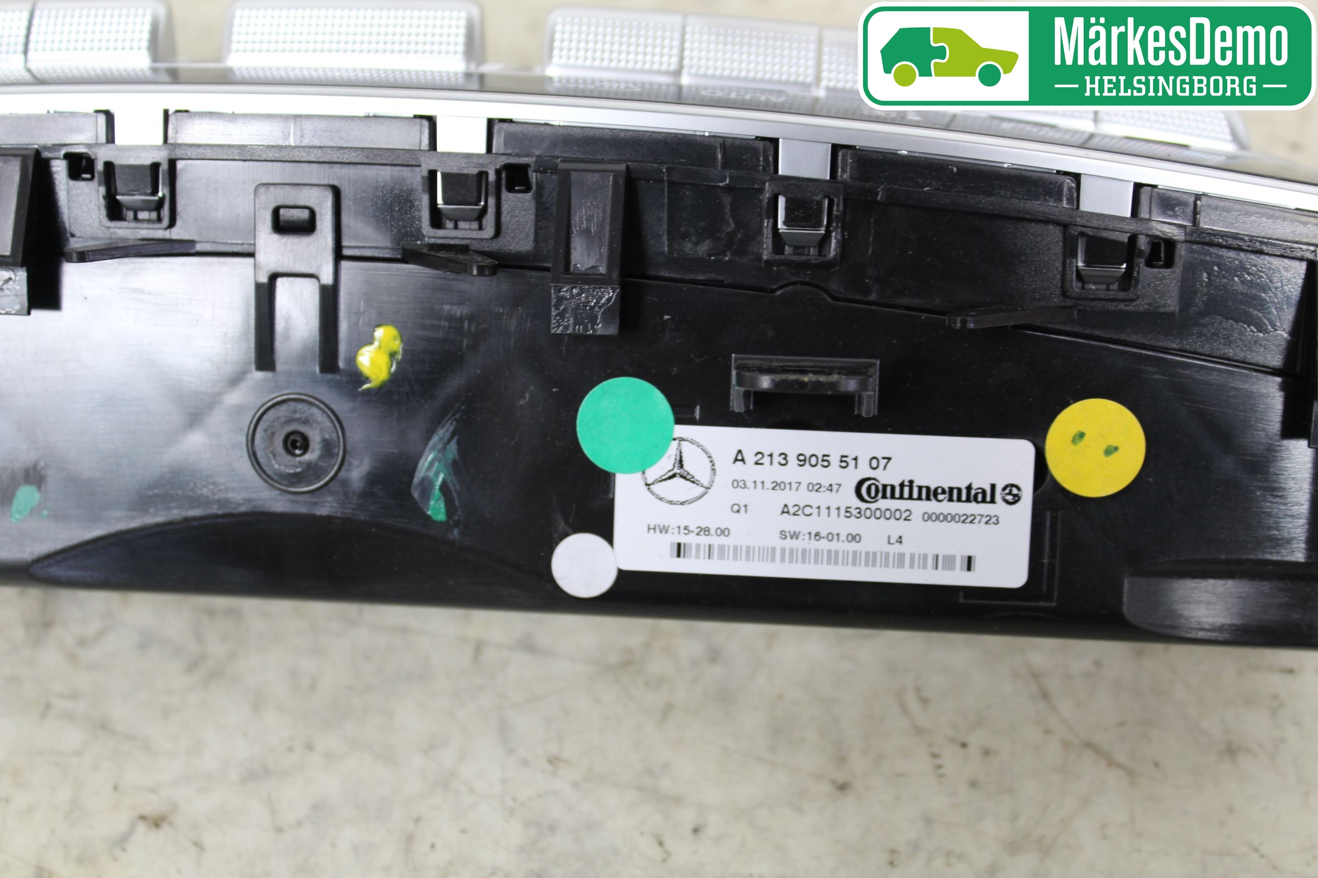 Mercedes-Benz MB E-KLASS (W213) 16-23 Varme Ac Betjening-Display