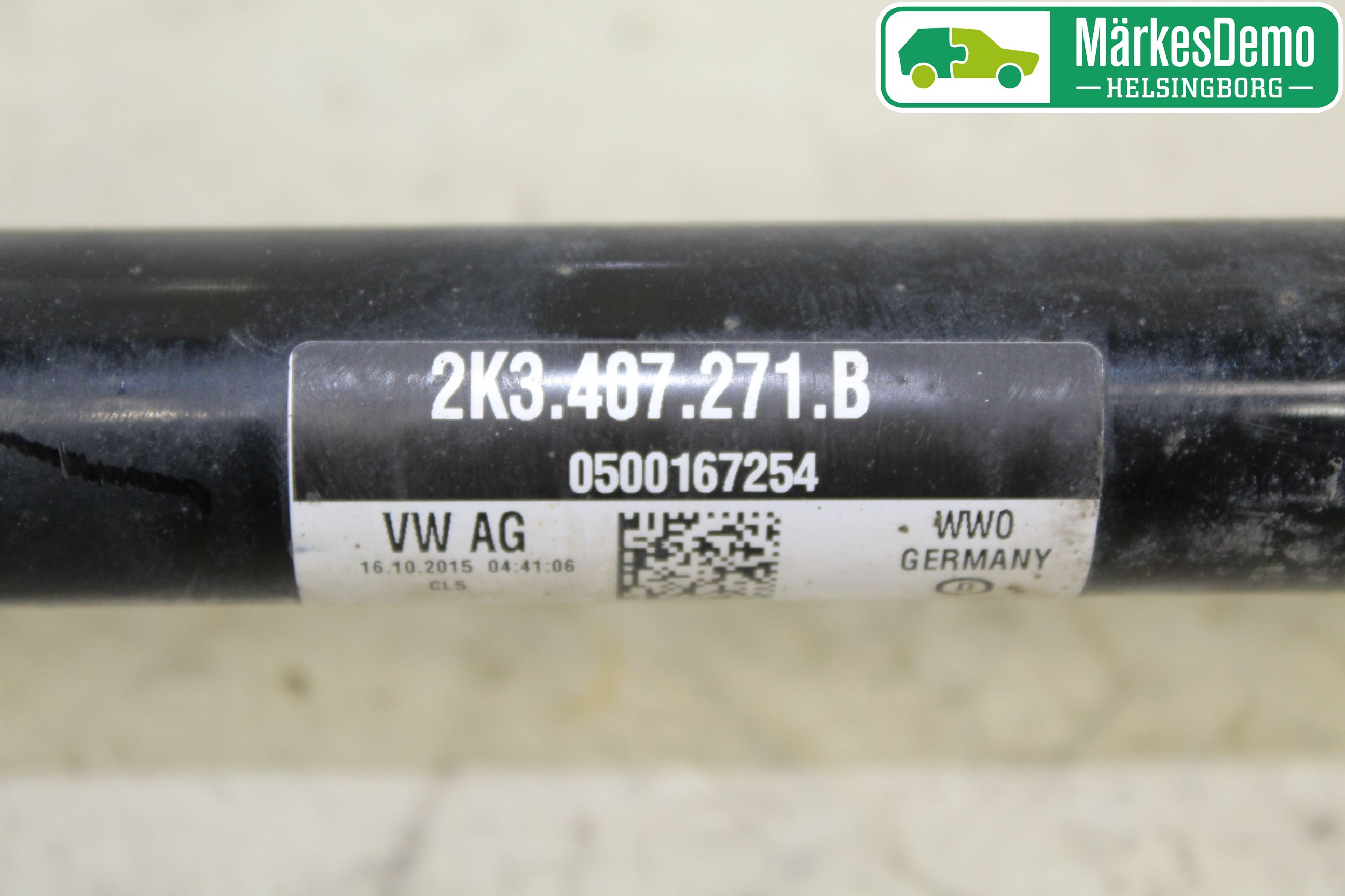Volkswagen VW CADDY 16-20 Drivaksel Foran Kompl Venstre