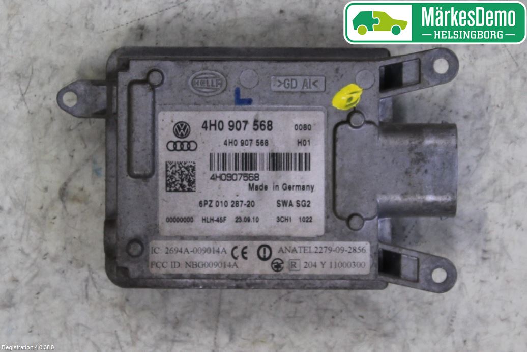 Audi A8/S8 4H 10-17 Sensor Kollisjonsbeskyttelse