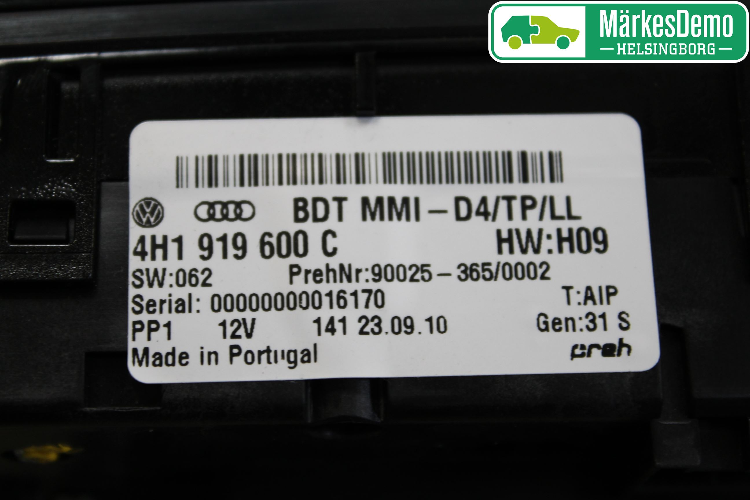 Audi A8/S8 4H 10-17 Stereo Radio Med Cd