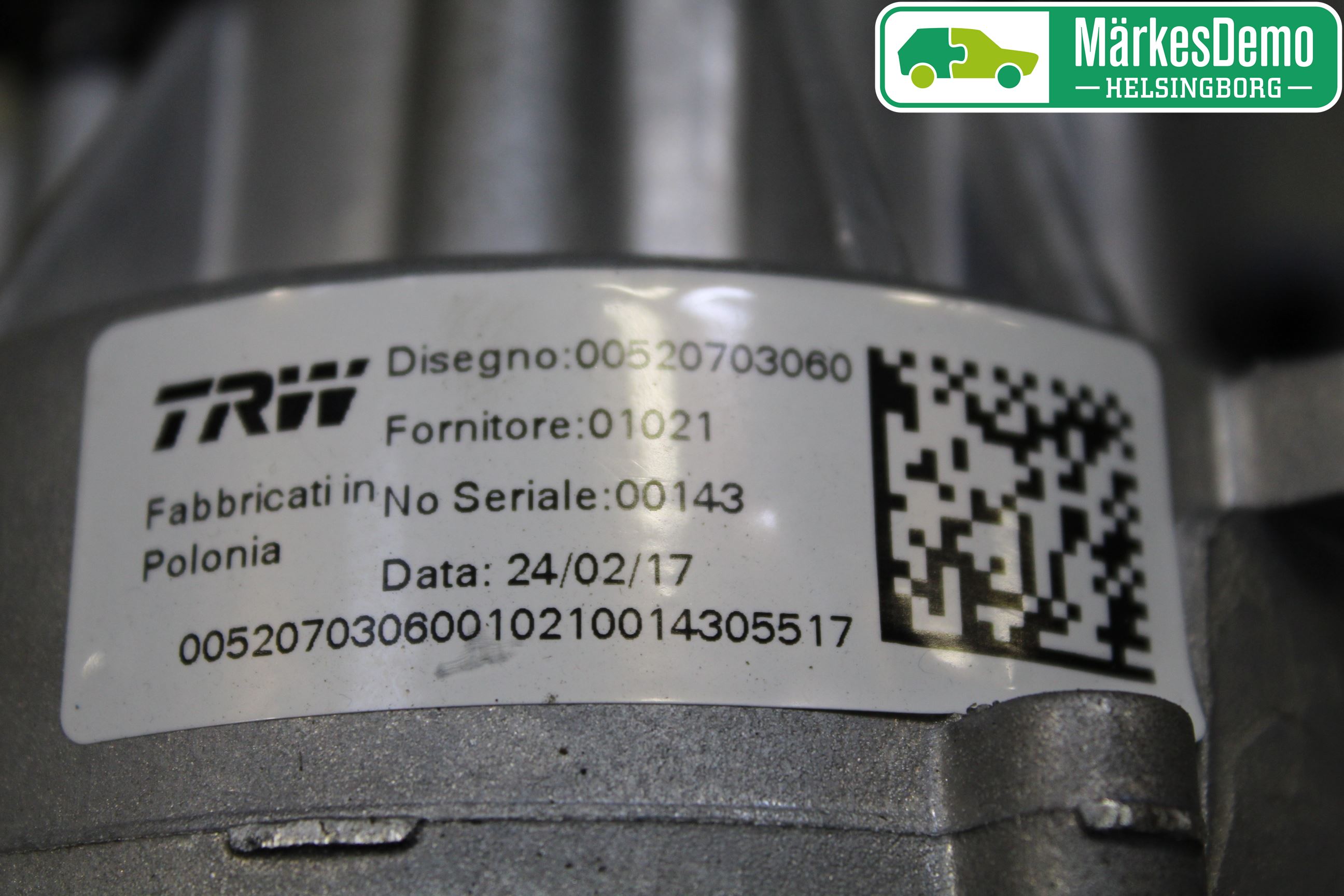 Fiat TIPO/CROSS 16- Rattakselaggregat Innebygd Servo