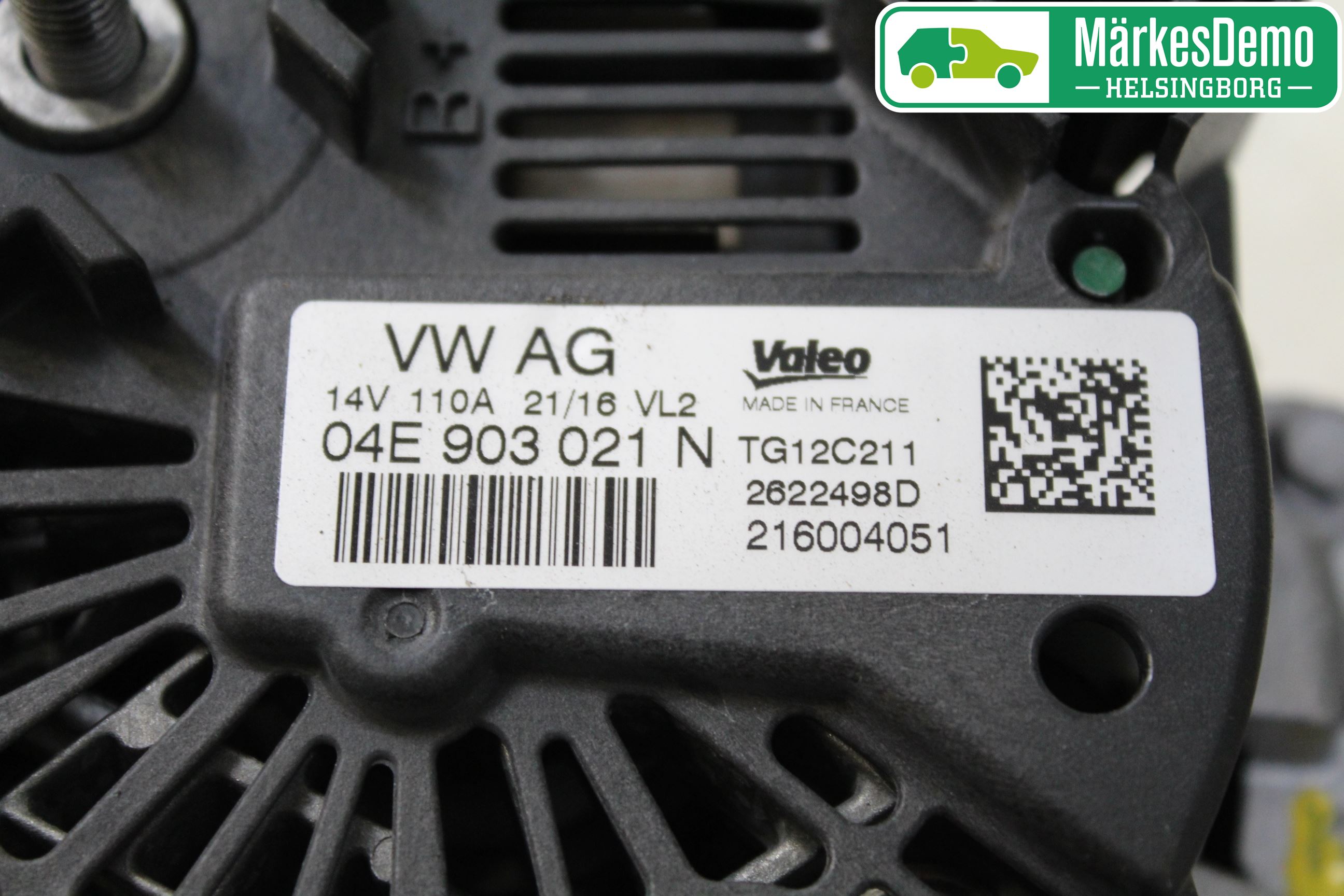 Volkswagen VW POLO 10-17 Dynamo