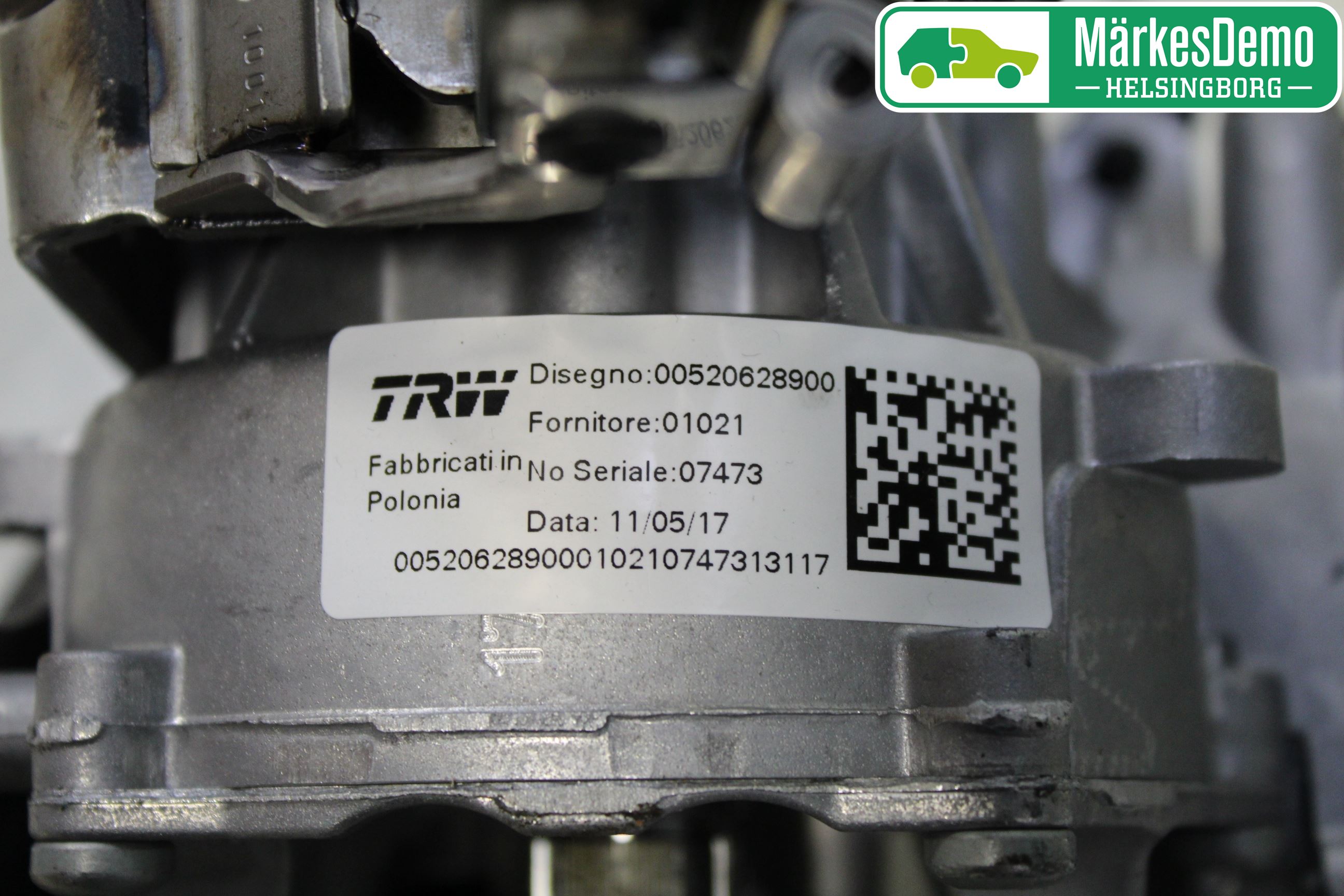 Fiat 500X 15- Rattakselaggregat Innebygd Servo