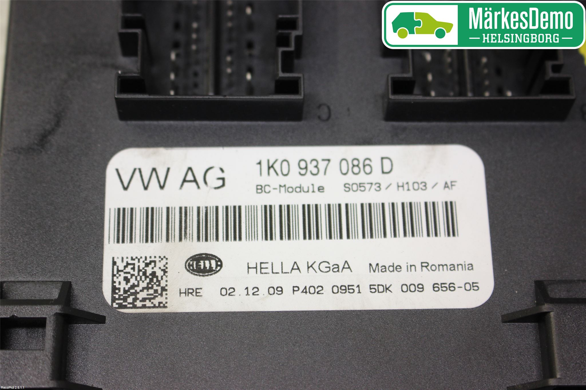 Volkswagen VW GOLF VI 09-13 Styreenhet Klima