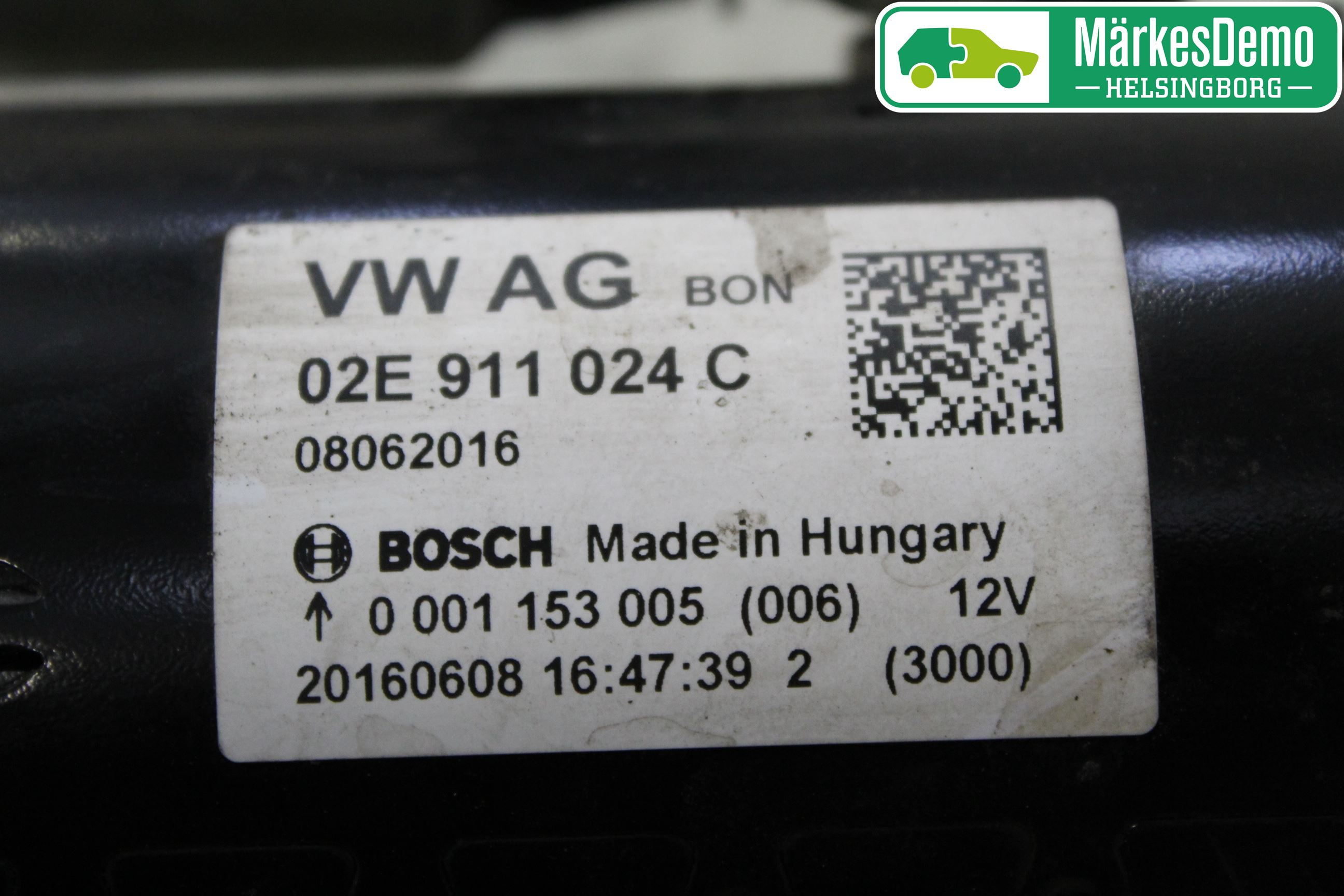 Volkswagen VW CADDY 16-20 Startmotor Diesel