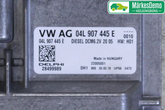 Volkswagen VW GOLF SPORTSVAN 15-20 Styreenhet Dieselpumpe