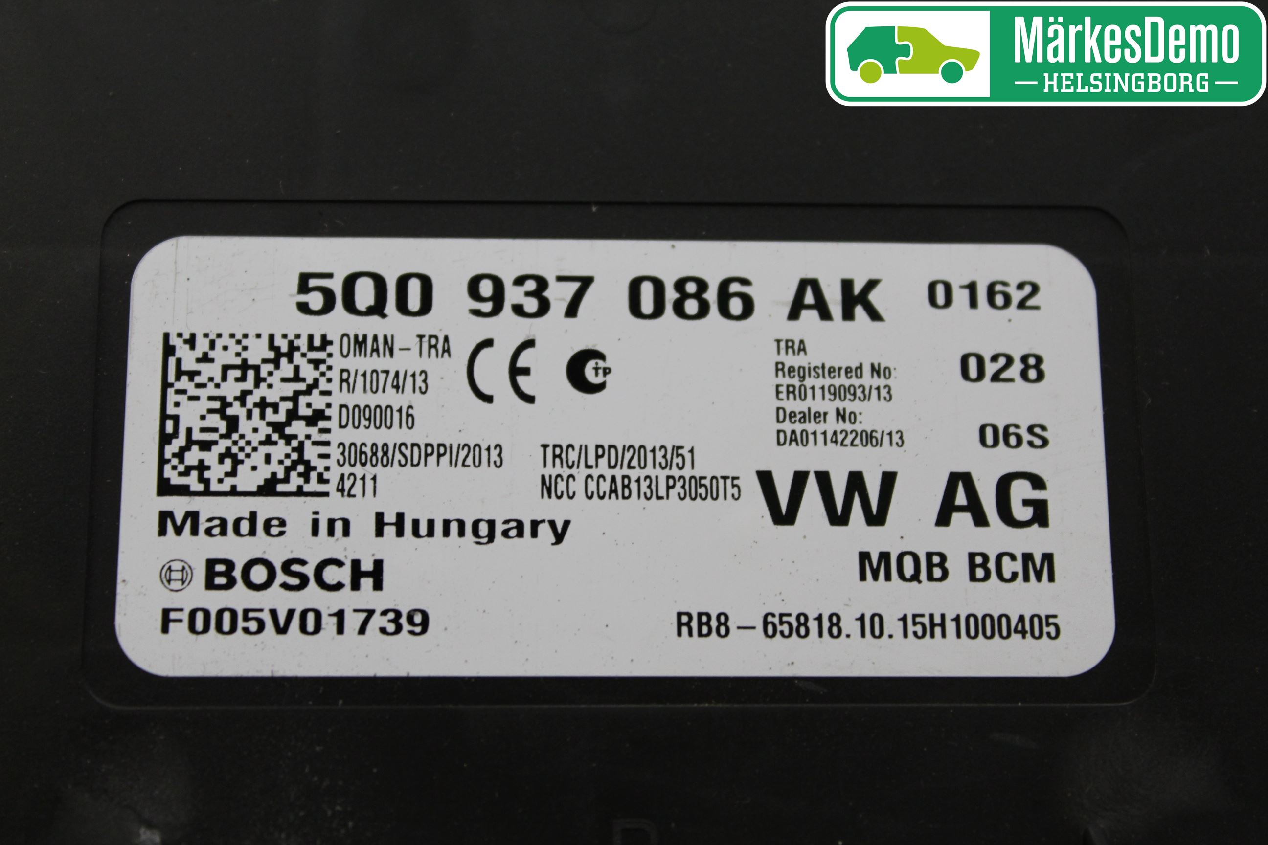 Volkswagen VW PASSAT 15-19 Styreenhet Klima