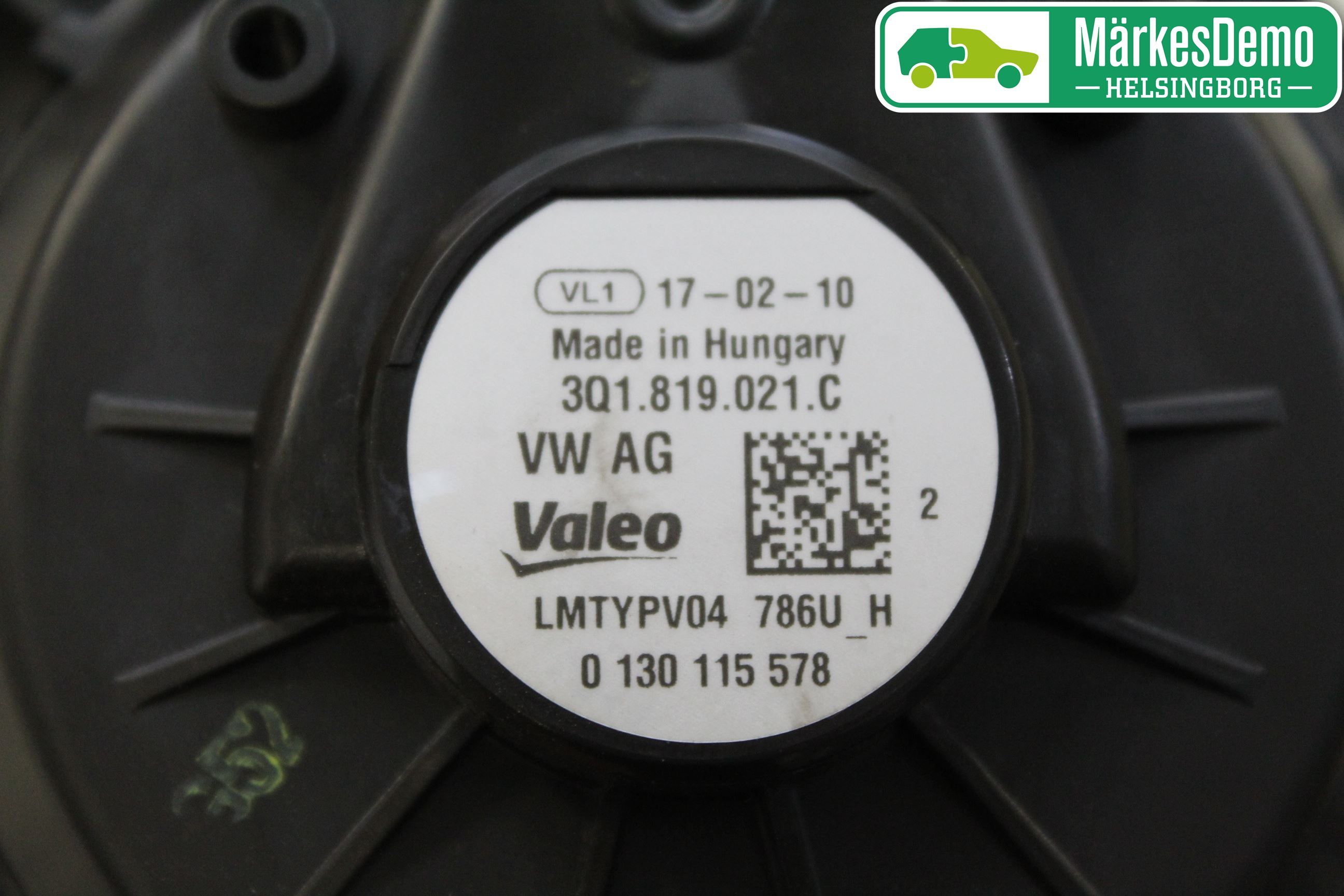 Volkswagen VW TIGUAN 16-24 Varmeapparat Viftemotor